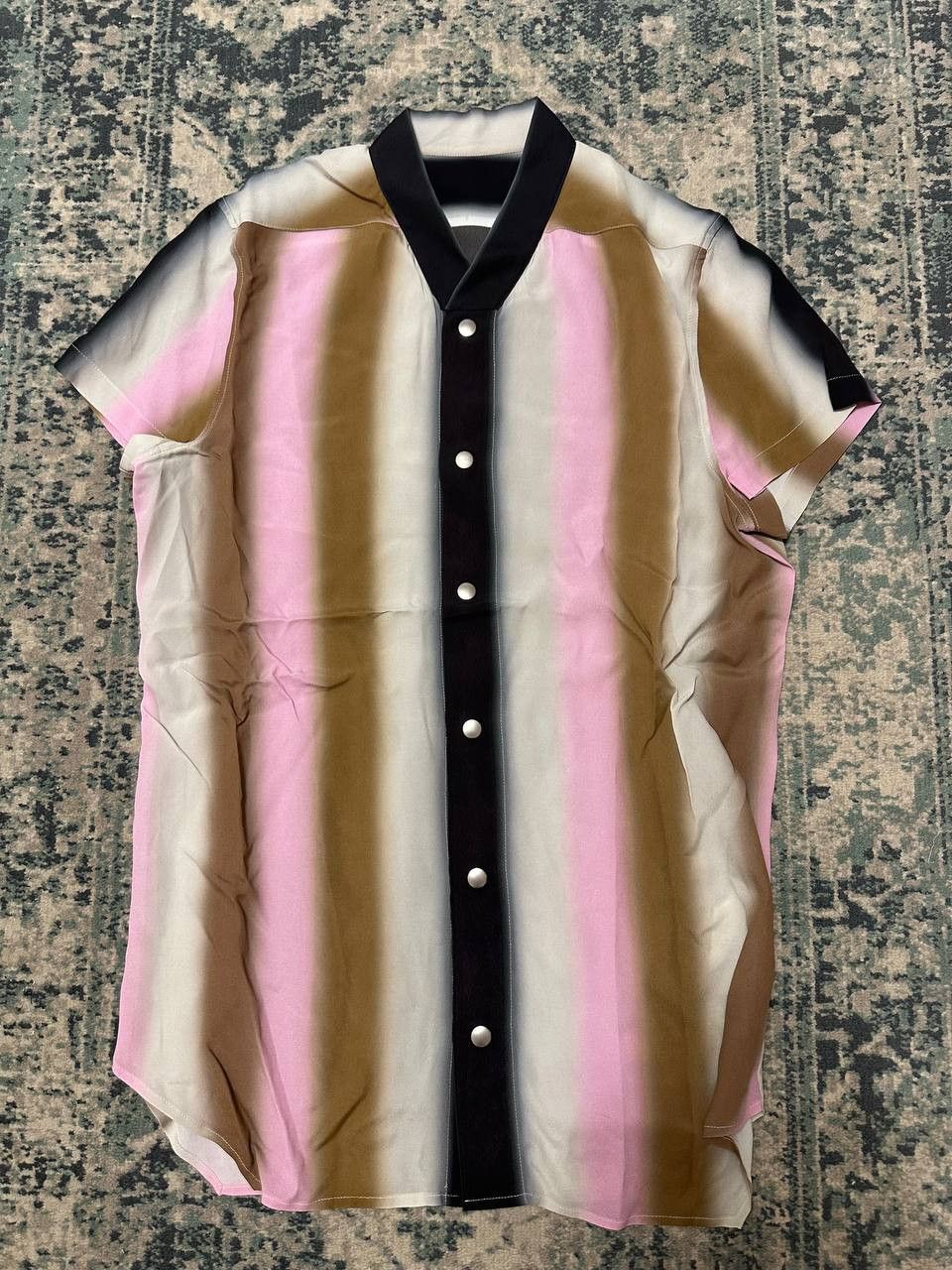 Rick Owens Rick Owens Golf Stripe-Print Shirt Size US M / EU 48-50 / 2 - 2 Thumbnail
