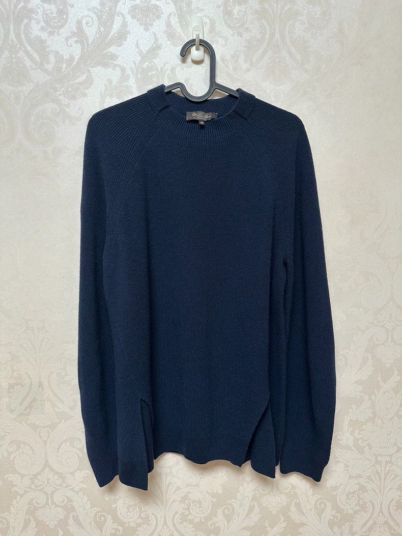 Loro Piana Loro Piana Round-neck cashmere sweater 2504-Nextarrow Size US XXS / EU 40 - 1 Thumbnail