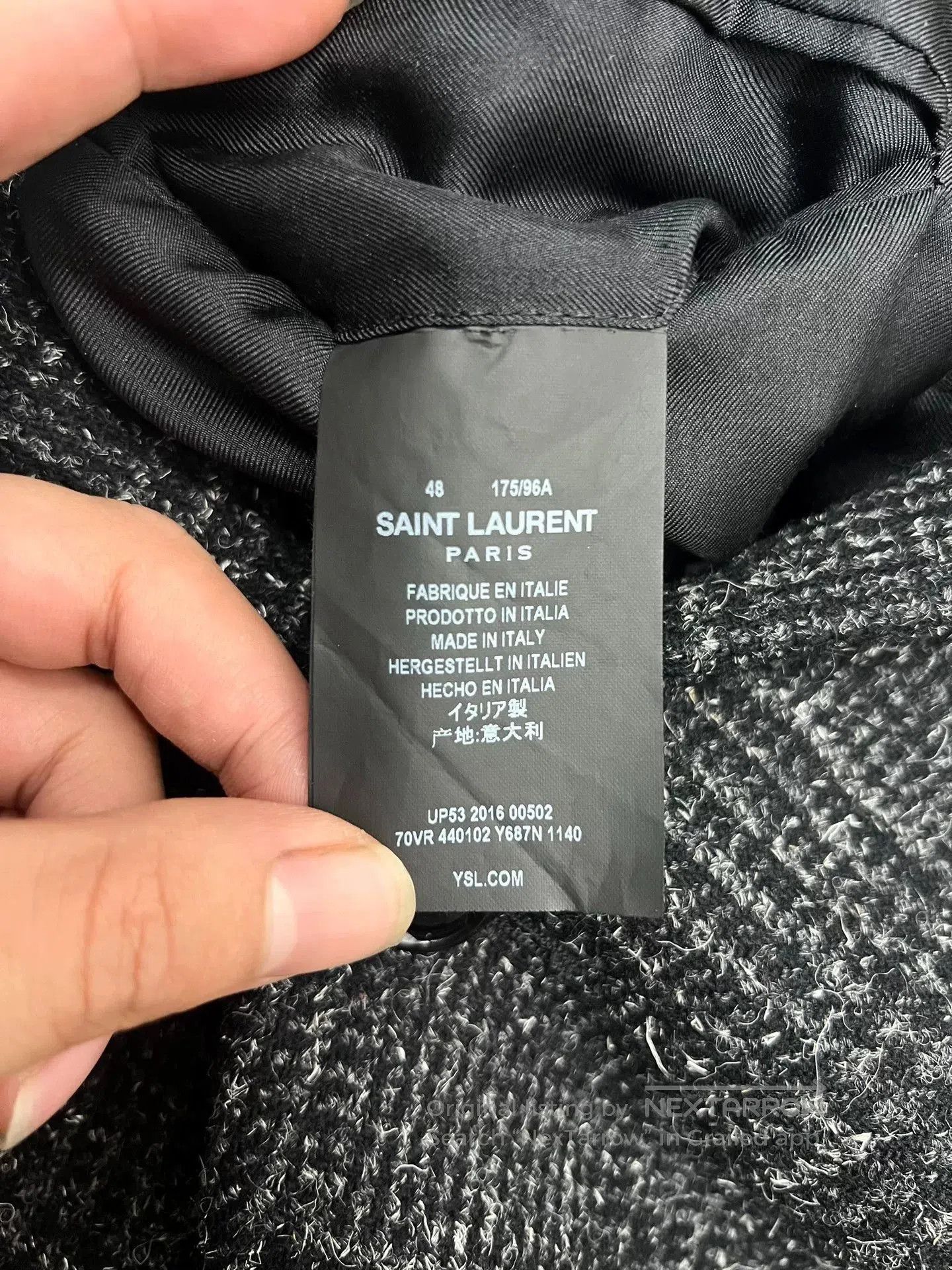Saint Laurent Paris Saint Laurent Prince of Wales Check Blazer. Size US M / EU 48-50 / 2 - 6 Thumbnail