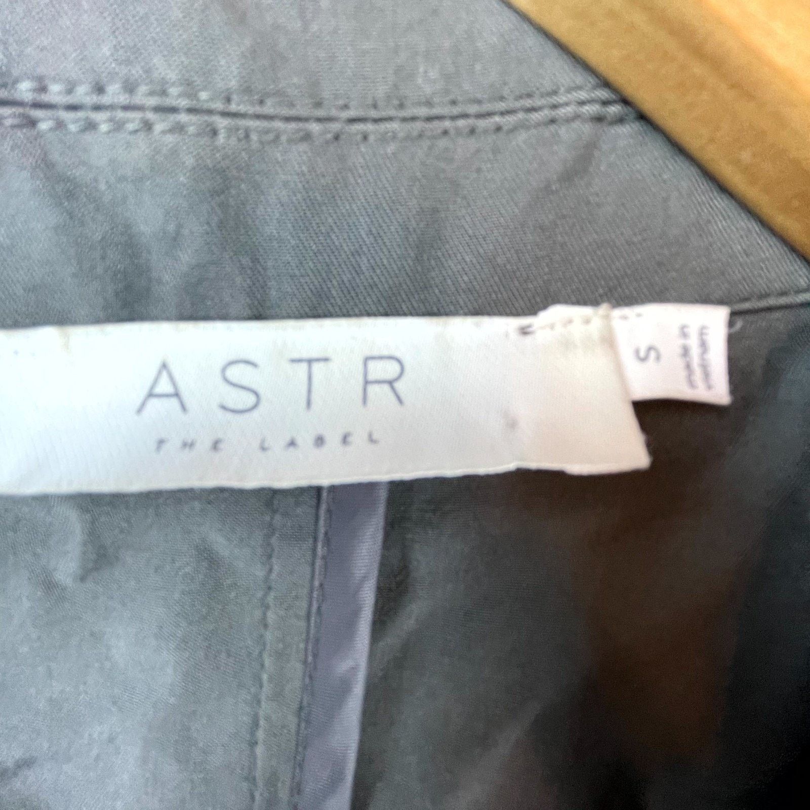 ASTR The Label ASTR The Label Trench Dress Womens Small Green Open Front Size S / US 4 / IT 40 - 5 Thumbnail