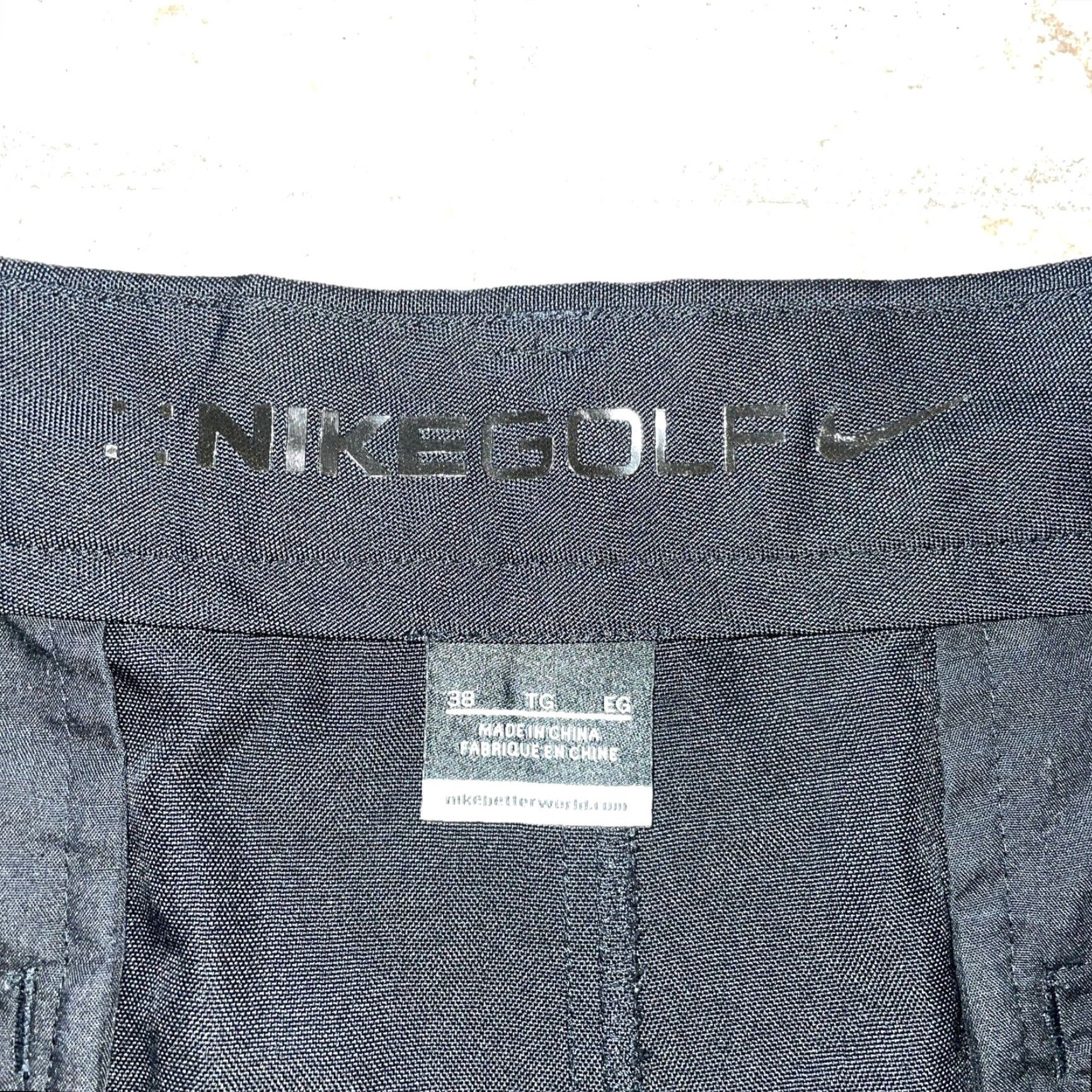 Nike Nike Golf Shorts Mens 38 Black Chino Regular Casual Mens Size US 38 / EU 54 - 3 Thumbnail