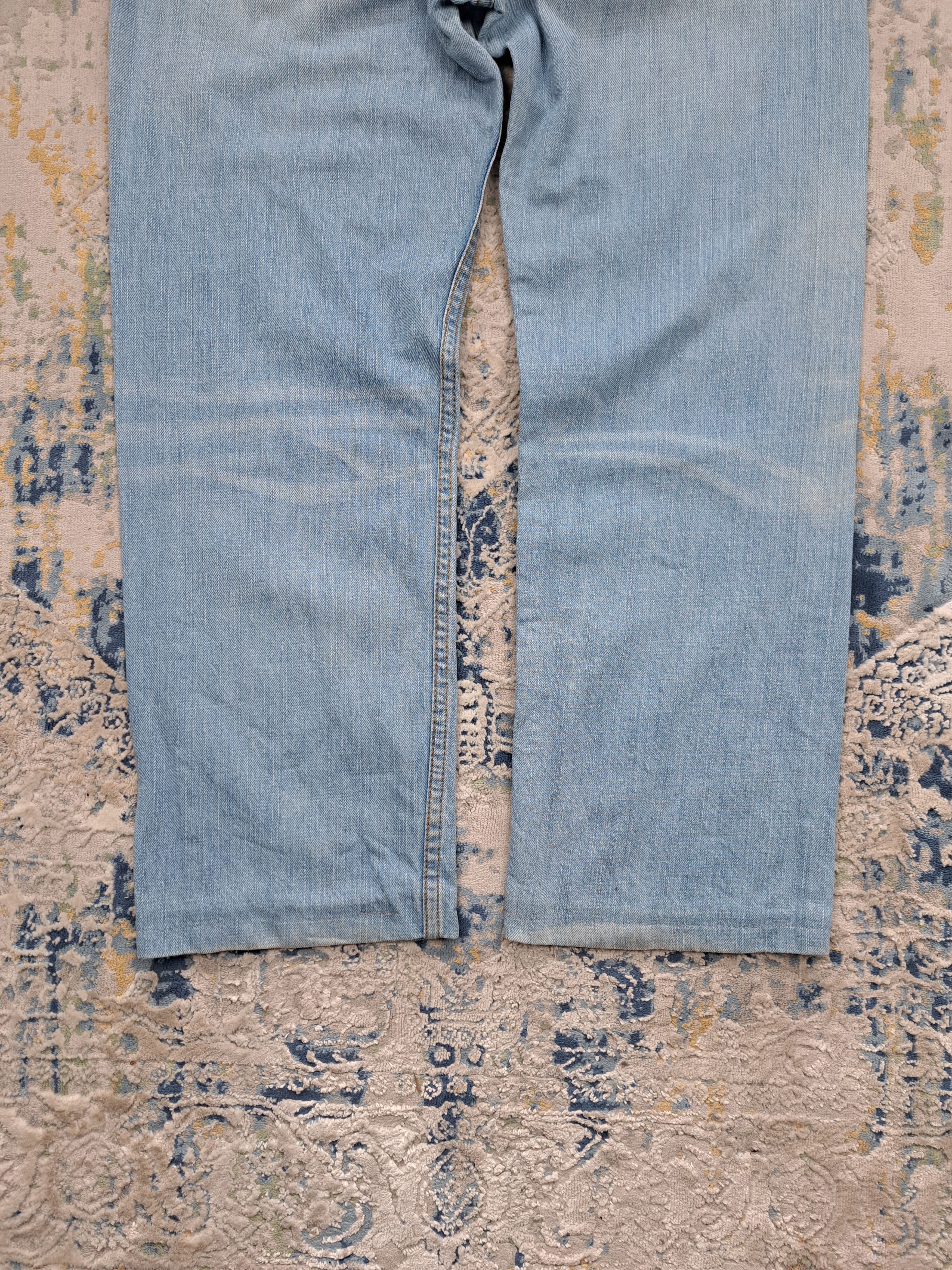 Levi's Vintage 00s Levis 751 Baby Blue Baggy Jeans Relaxed Denim Size US 32 / EU 48 - 4 Thumbnail