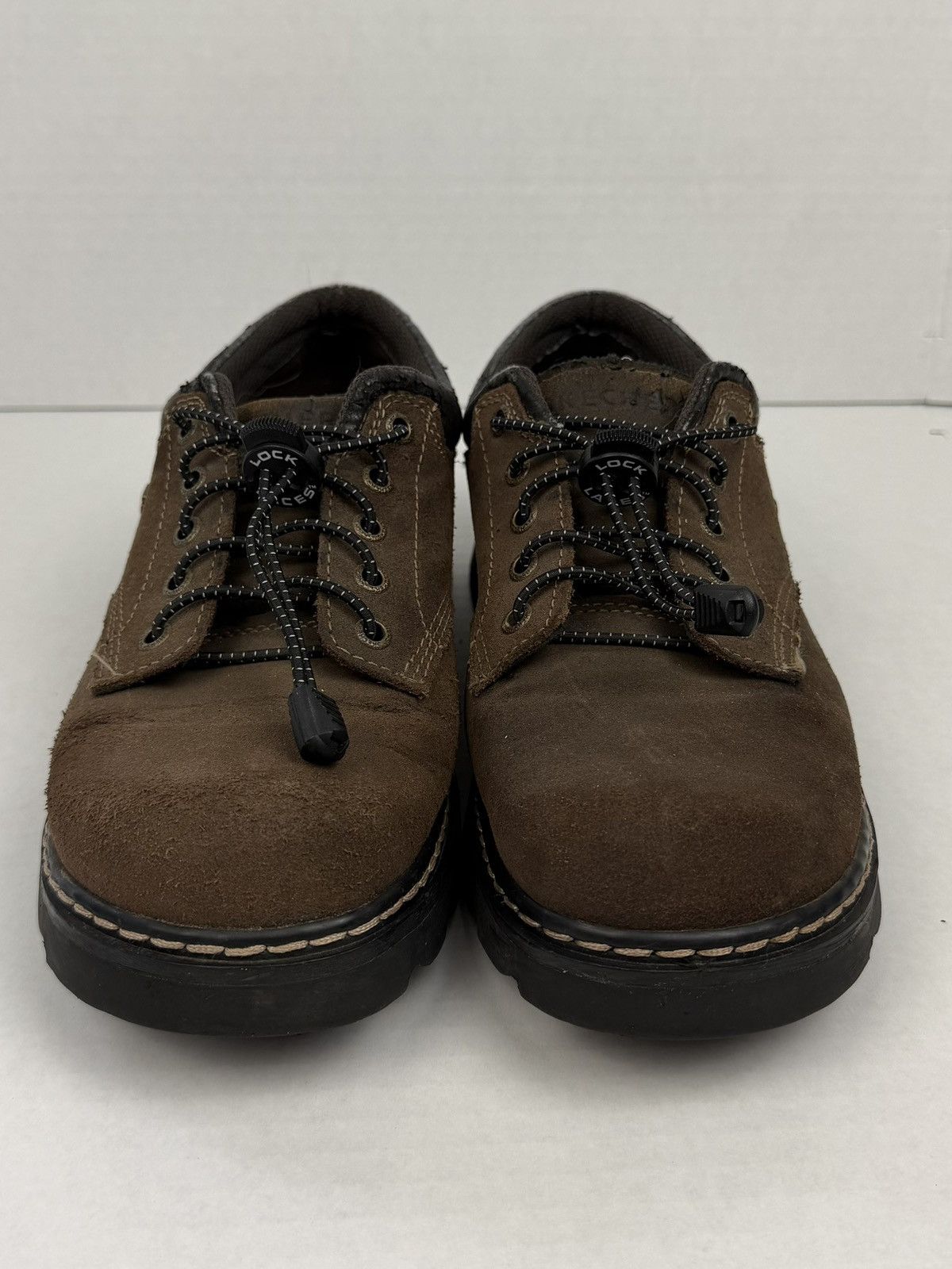 SKECHERS Skechers Parties Mate Shoes Suede Oxford 90s Y2K Chunky Lace Size US 10 / IT 40 - 5 Thumbnail