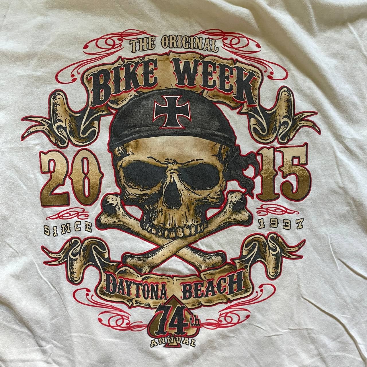 Harley Davidson VINTAGE Y2K BIKE WEEK DAYTONA BEACH RARE T SHIRT 205 Size US XXL / EU 58 / 5 - 5 Thumbnail
