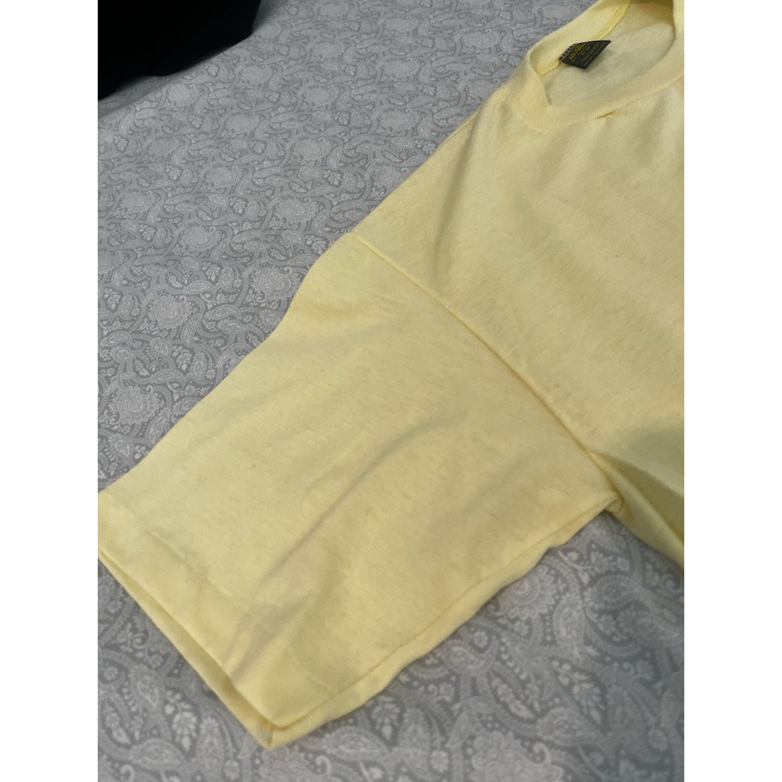 Jerzees Vintage Jerzees Single Stitch Blank T-Shirt Yellow XL Size US XL / EU 56 / 4 - 3 Thumbnail