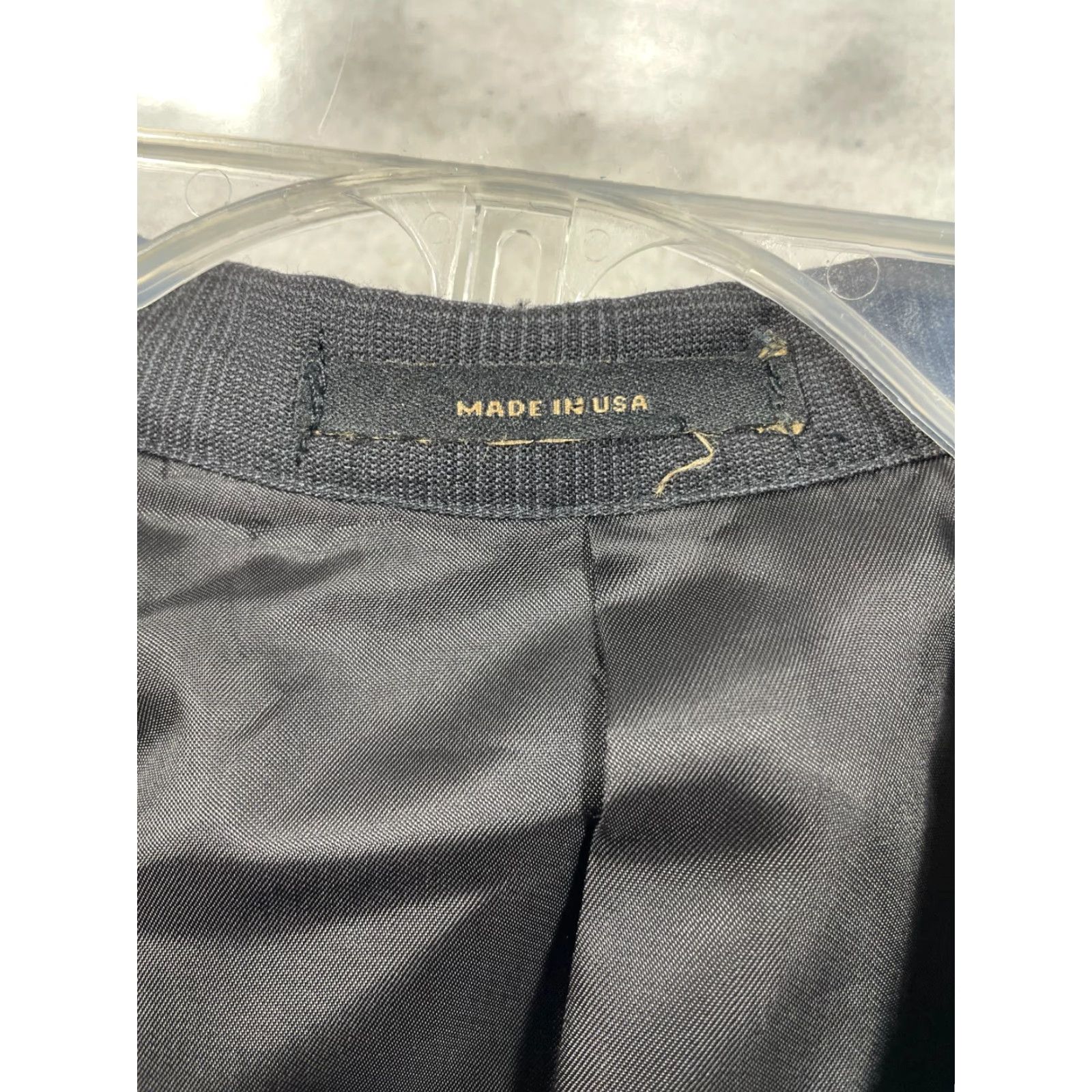 Hart Schaffner Marx Hart Schaffner Marx Blazer Mens 42S 2 Button Wool Black and Gray Plaid Jacket Short 2 Piece 42 Gray Wool Notch Lapel Vintage Mens Blazer Size 42R - 4 Thumbnail