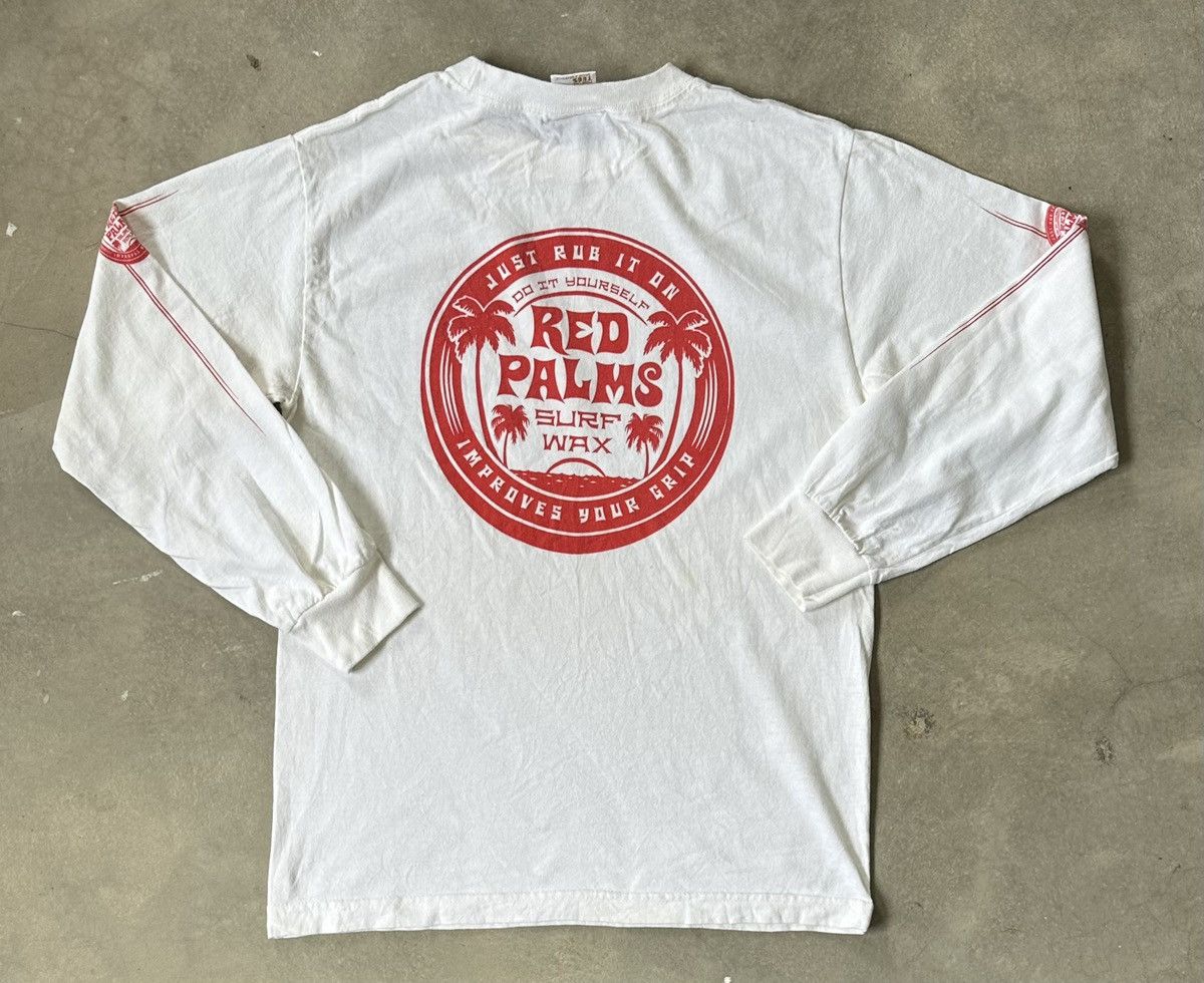 Vintage RED PALMS SURF WAX LS TEE Size US S / EU 44-46 / 1 - 6 Thumbnail