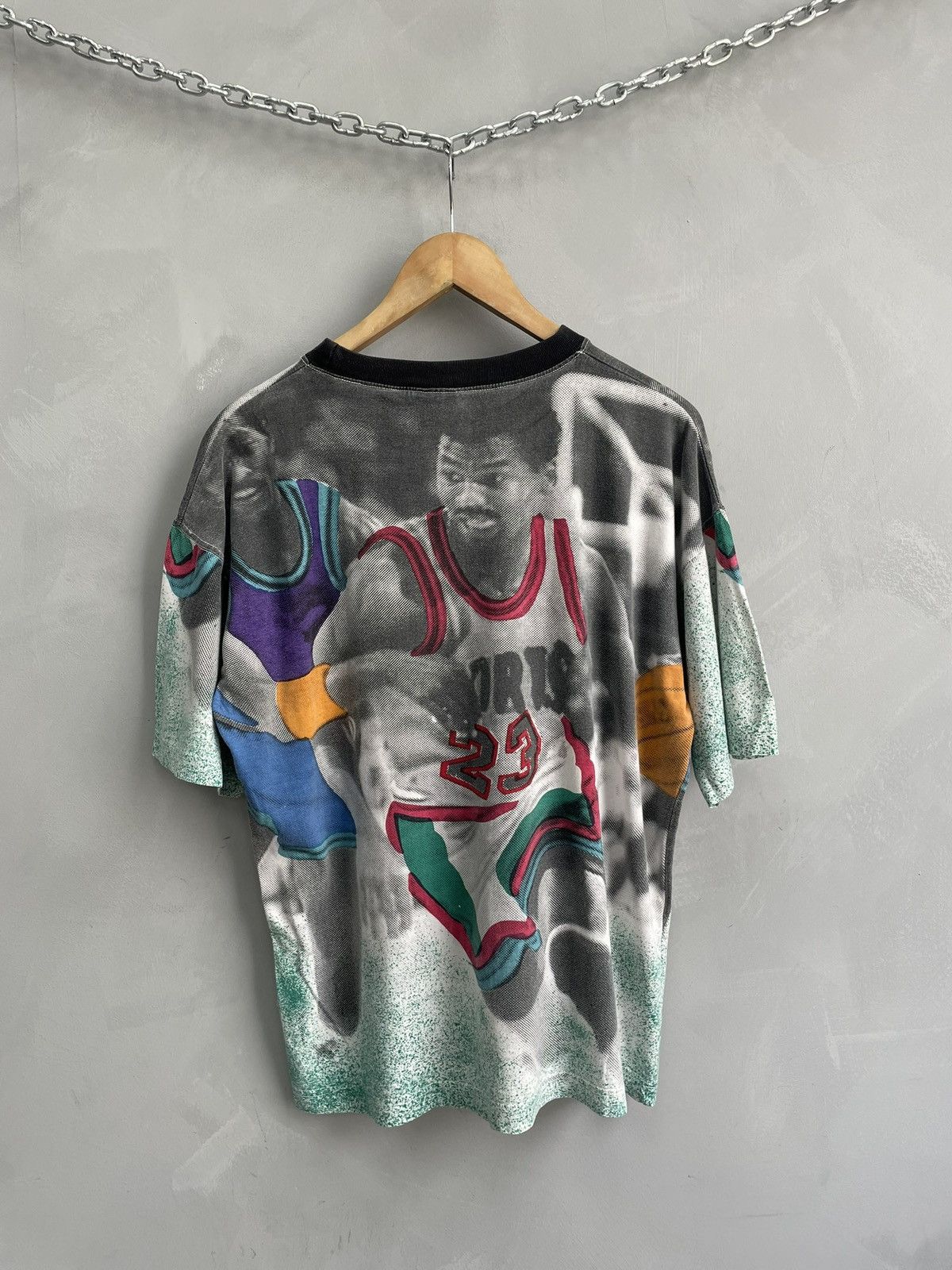 Nike Overprint rare Jordan 23 90s retro tee chicago bulls Size US M / EU 48-50 / 2 - 7 Thumbnail