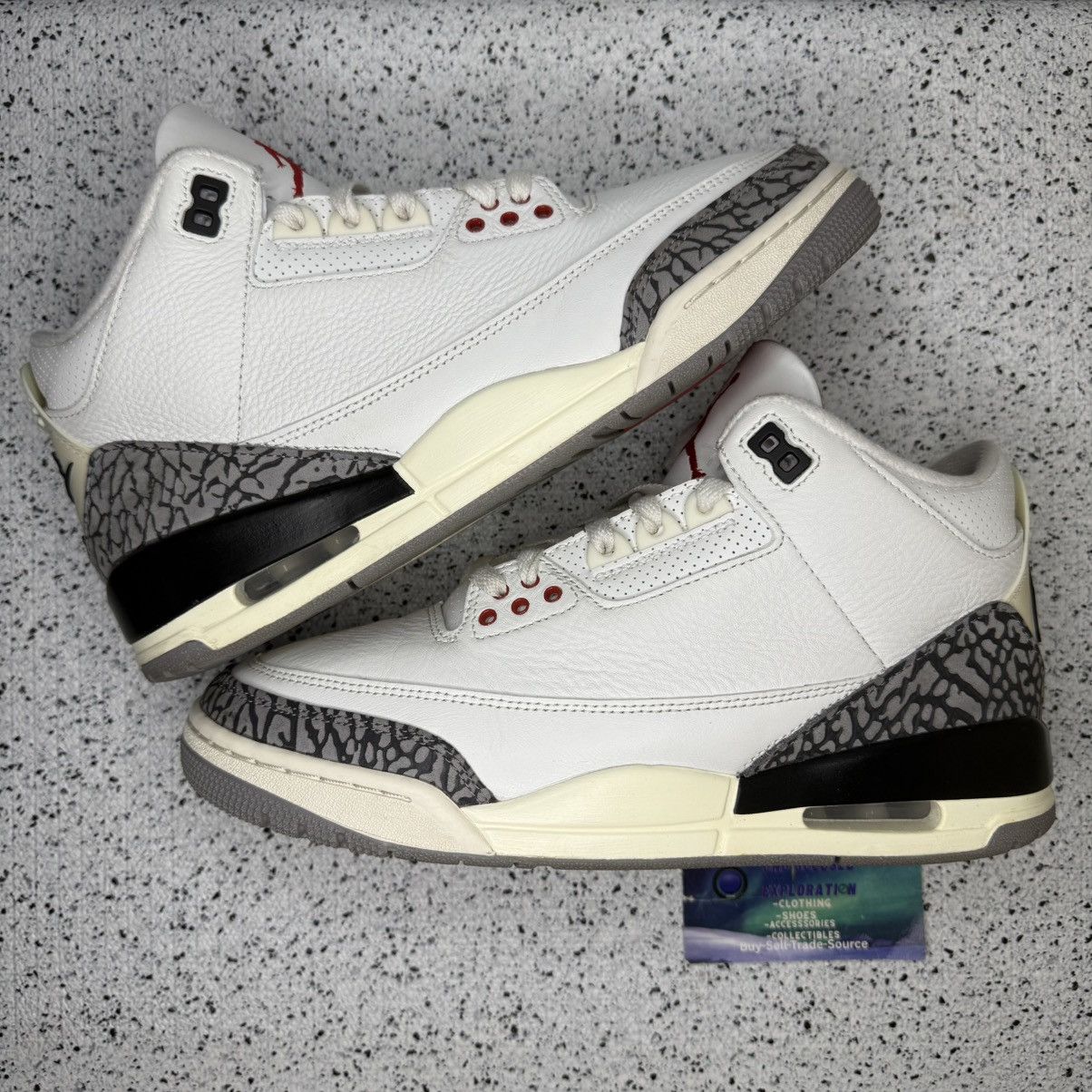 Jordan Brand Jordan 3 White Cement Reimagined 8 Men Size US 8 / EU 41 - 2 Thumbnail
