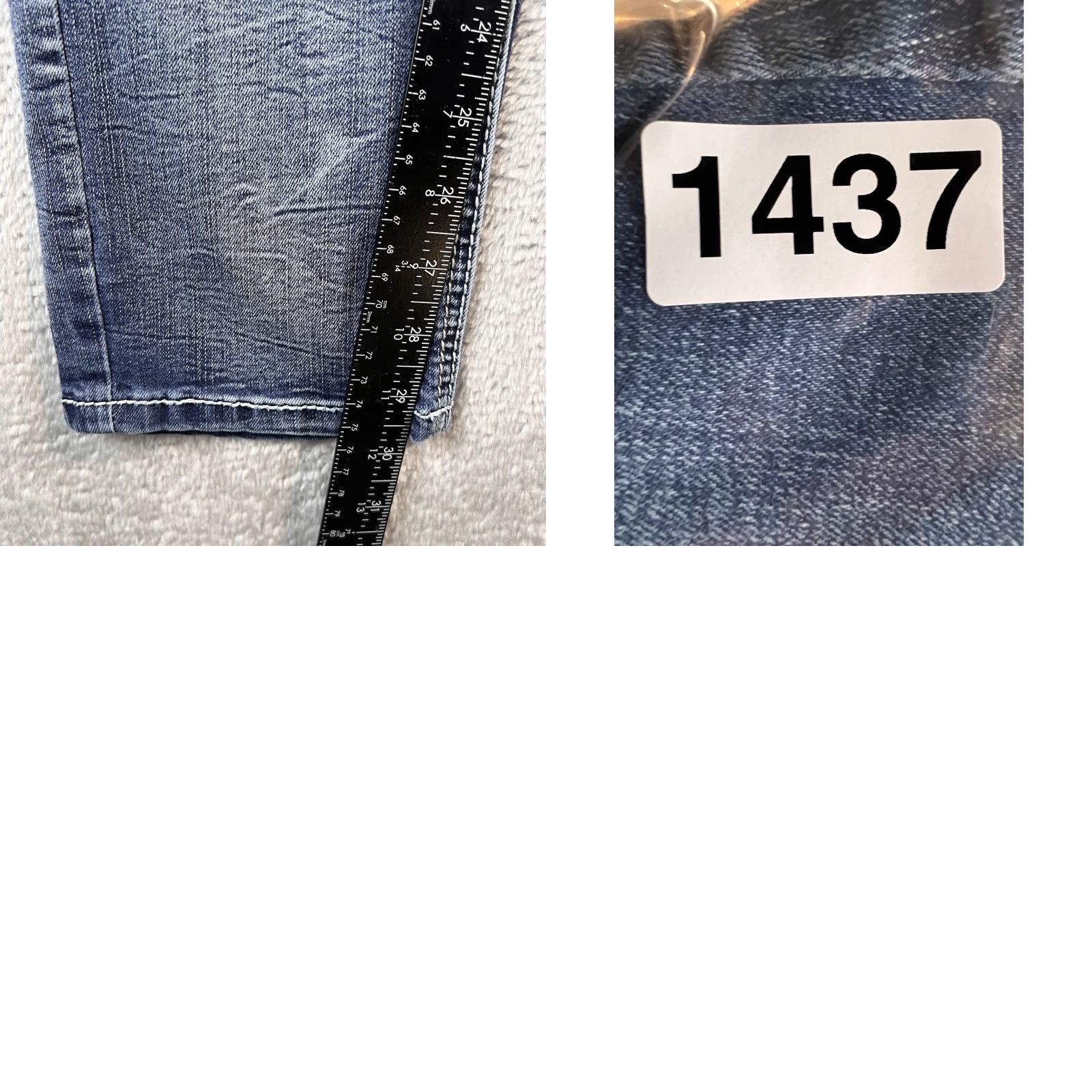 Vintage Amethyst Jeans Womens 13 Blue Skinny City Jeans Womens 13 Blue City - Amethyst Skinny Jeans Womens 13 City Blue mens? Size 34" / US 12 / IT 48 - 8 Thumbnail