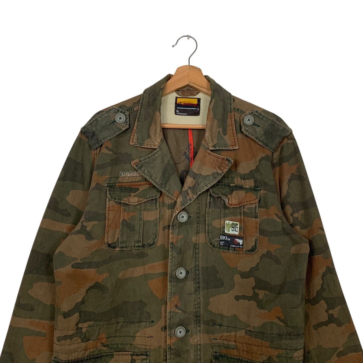 Brooklyn Industries BROOKLYN INDUSTRIES Workwear Camo Chore Jacket #2587-C117 Size US XL / EU 56 / 4 - 2 Thumbnail