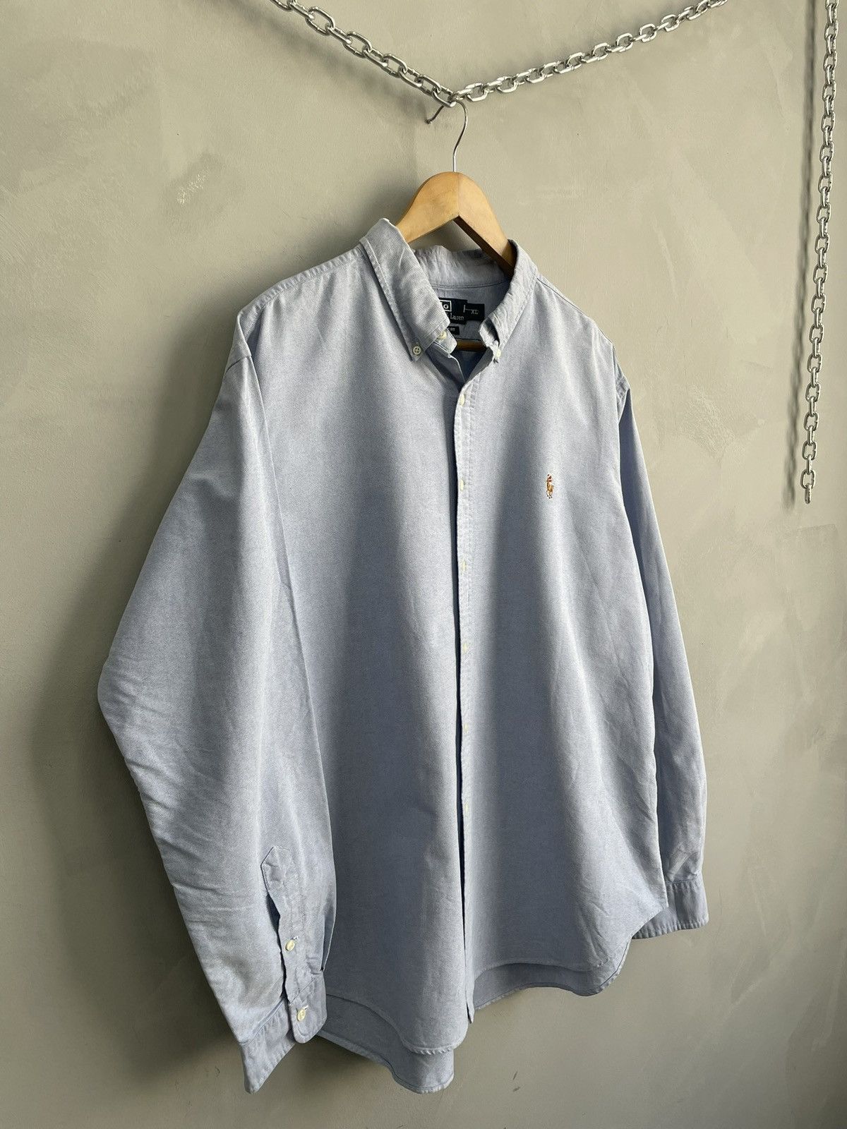 Polo Ralph Lauren y2k casual vintage Polo Ralph bear cotton shirt button up Size US XL / EU 56 / 4 - 3 Thumbnail