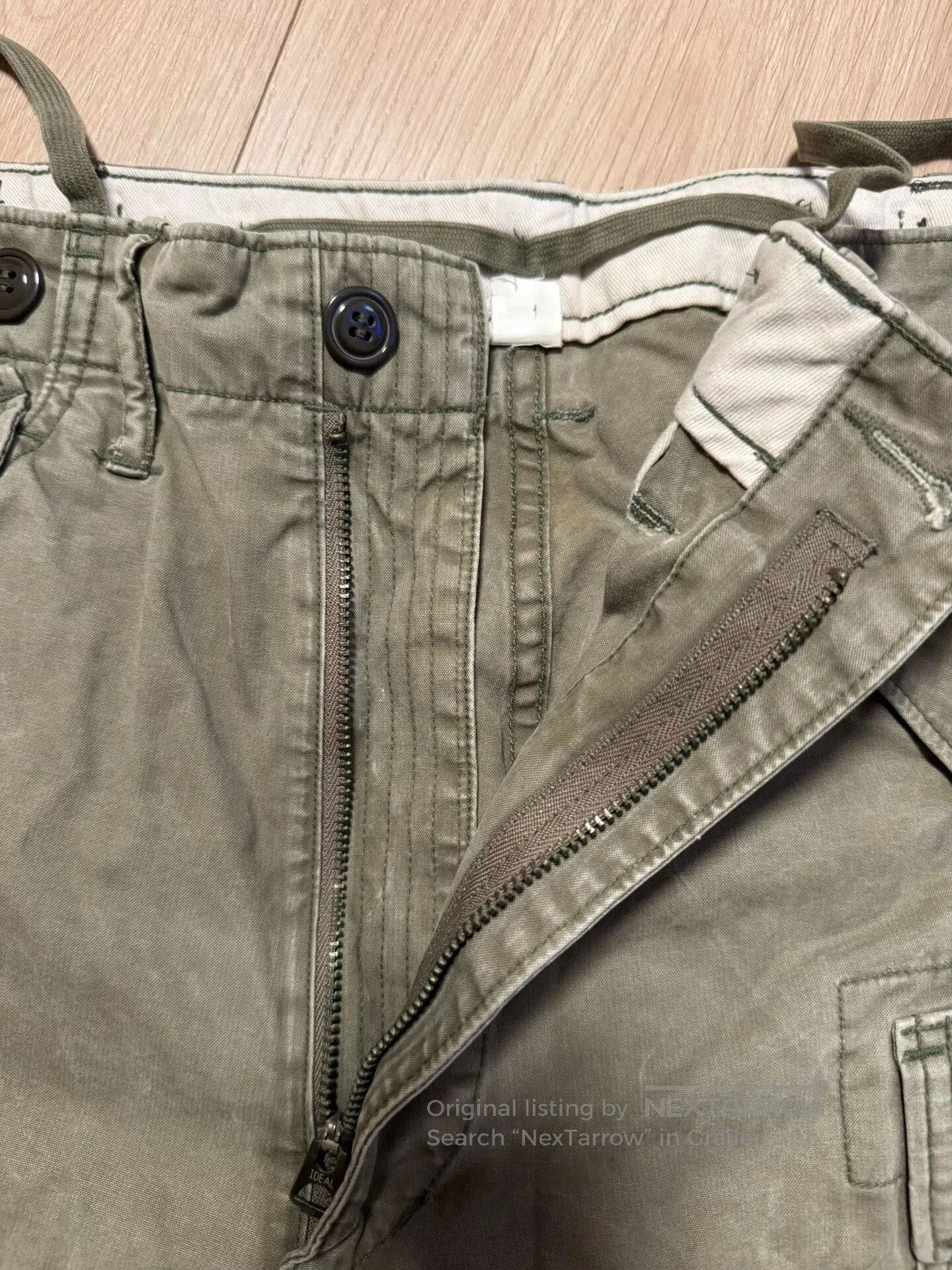 RRL Ralph Lauren RRL M65 Cargo Pants Military Green Utility Trousers. Size US 34 / EU 50 - 6 Thumbnail
