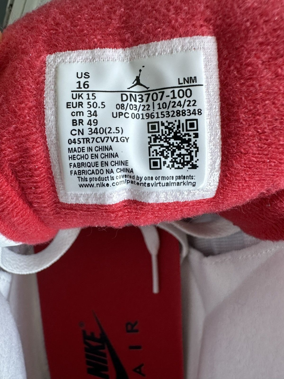 Jordan Brand × Nike Air Jordan Retro Imagined “ White Cement” Size 16 Size US 15 / EU 48 - 6 Thumbnail