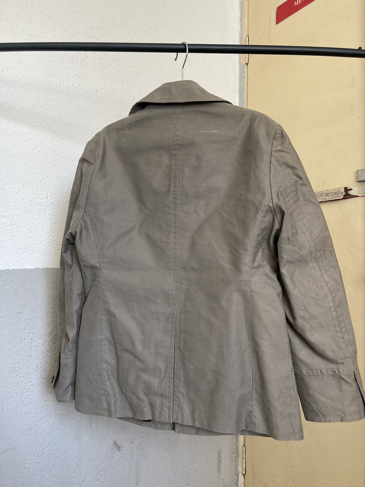 Yohji Yamamoto AAR Yohji Yamamoto Single Breasted Short Trench Coat Size US M / EU 48-50 / 2 - 2 Thumbnail