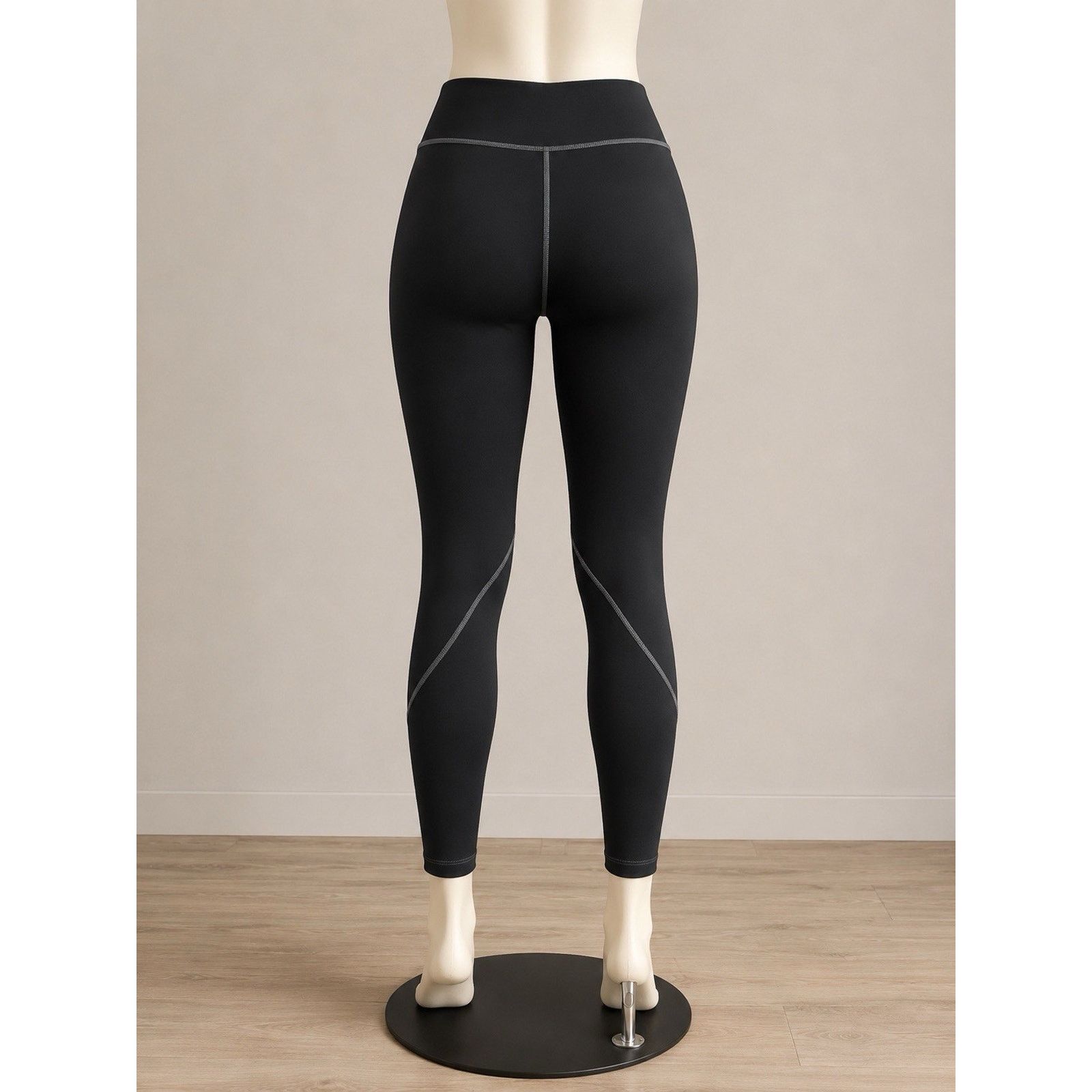Zara ZARA Black Ankle Leggings Elastic Waist Women's Size XL Size 38" / US 16 / IT 52 - 5 Thumbnail