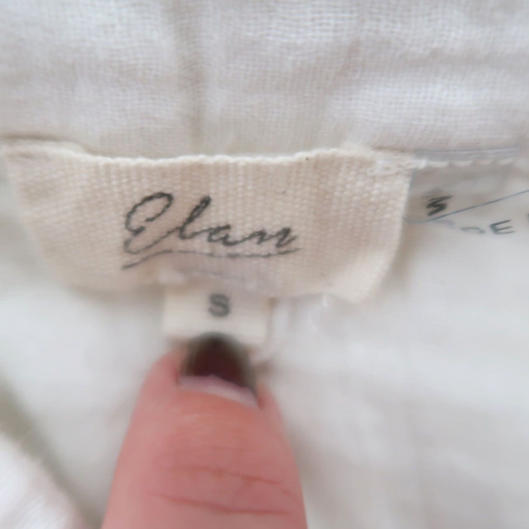 Vintage VINTAGE Elan White Cotton Button Front Cinch Waist Tunic Top 3/4 Sleeve Small Womens Tunic Cotton White Solid 3/4 Sleeve Cinch Waist Button-Up Blouse Size S / US 4 / IT 40 - 6 Thumbnail