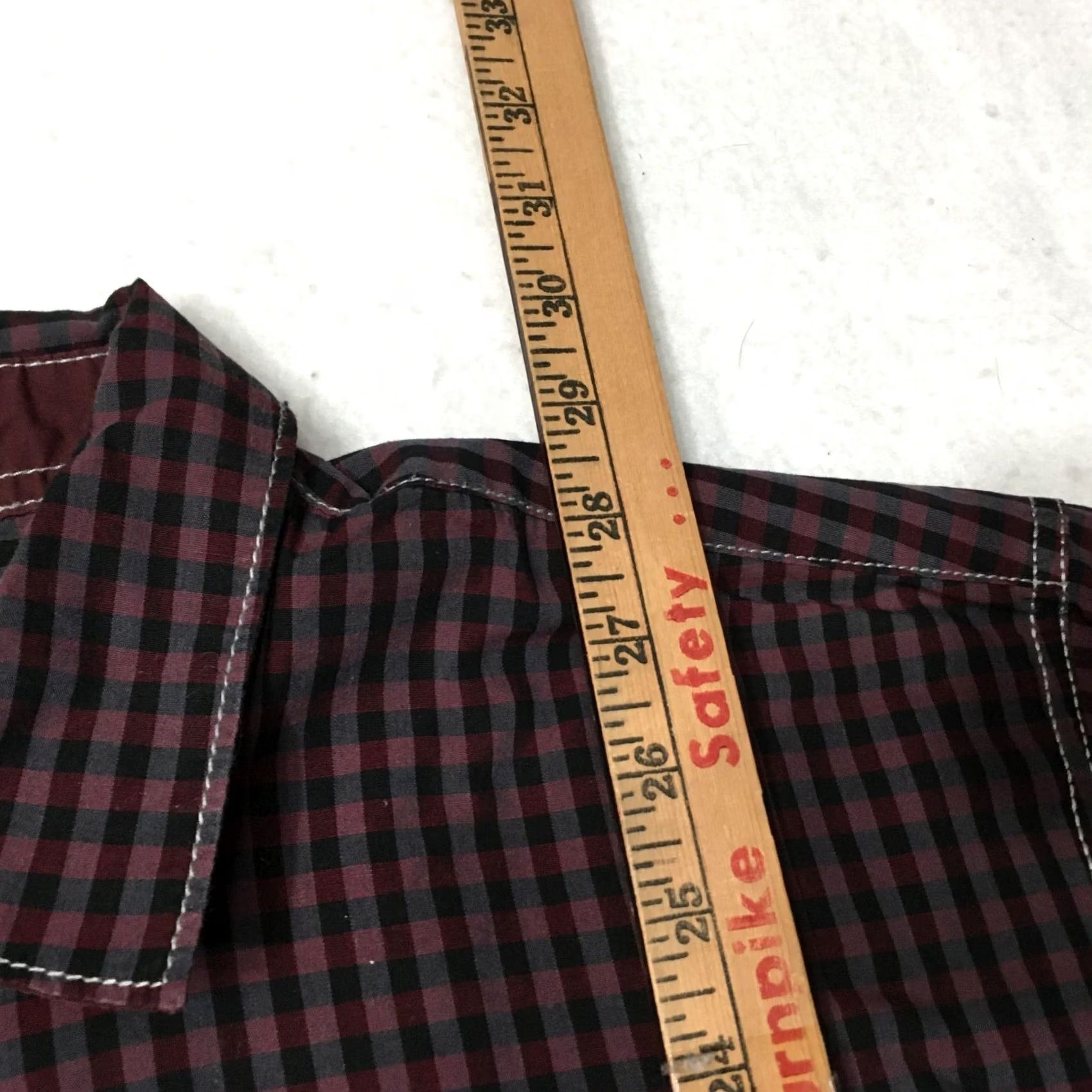 Vintage Michael Brandon Casual Shirt XL with Thread Accents Long Sleeve purple stripe Size US XL / EU 56 / 4 - 6 Thumbnail