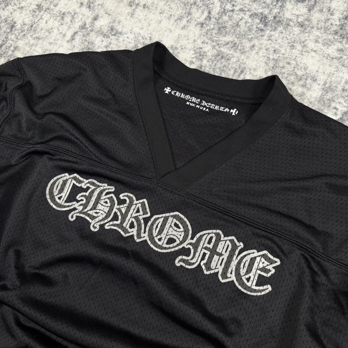 Chrome Hearts Chrome Hearts Long Sleeve Mesh ‘Black’ Jersey Size US XL / EU 56 / 4 - 2 Thumbnail