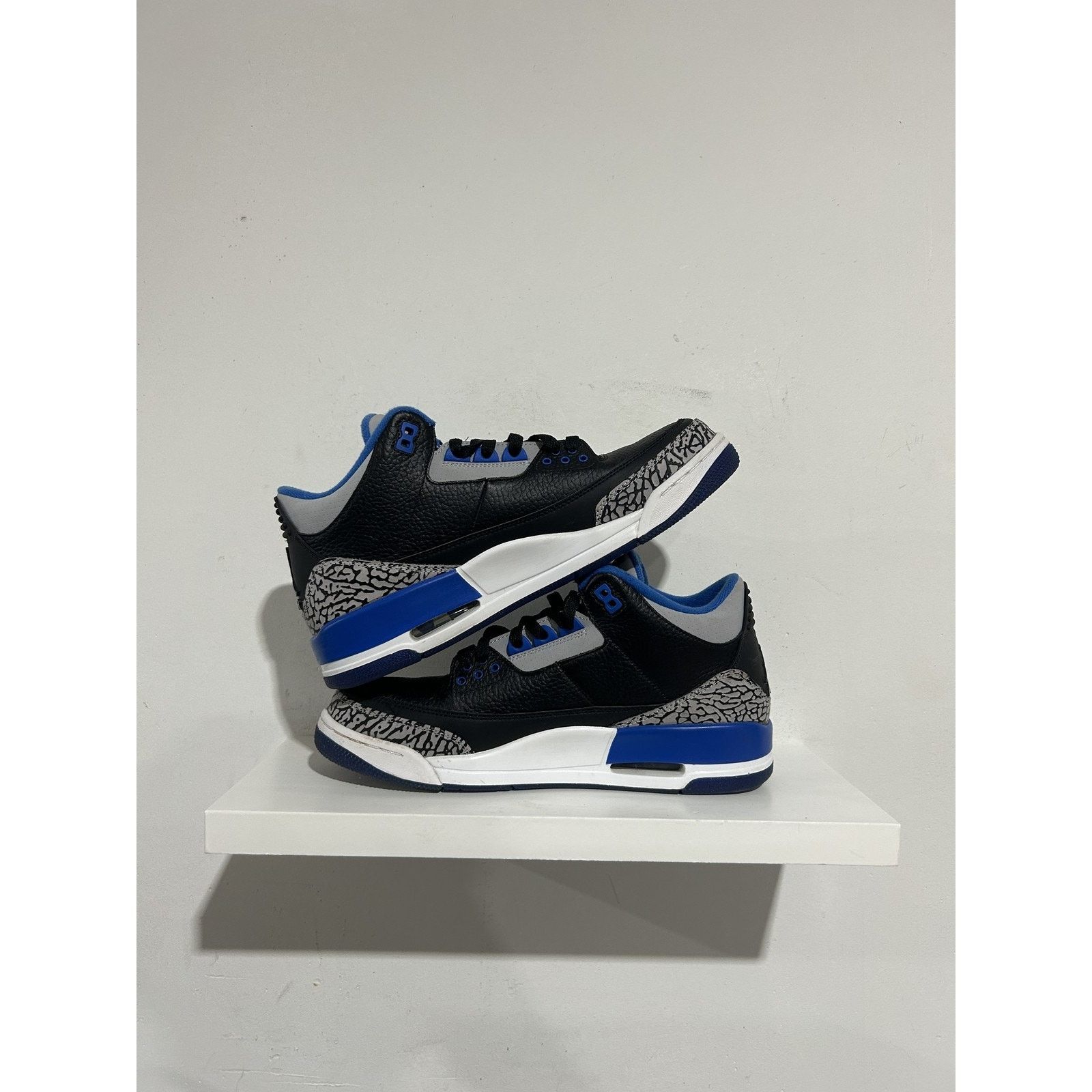 Jordan Brand JORDAN 3 SPORT BLUE SIZE 10.5 PREOWNED Size US 10.5 / EU 43-44 - 2 Thumbnail