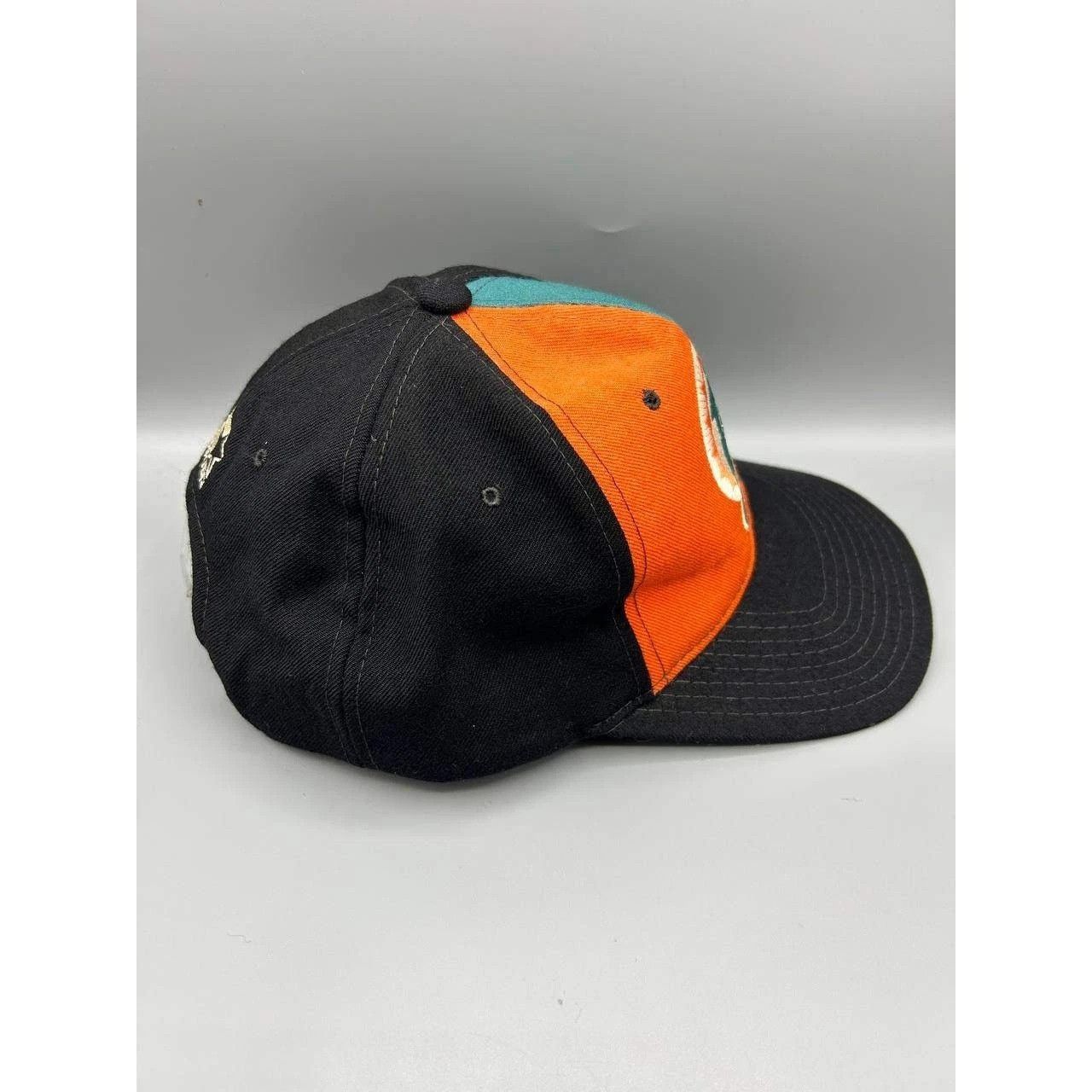 Starter Vintage Miami Dolphins Hat Men Black NFL Snap Back Cap Wool Size ONE SIZE - 6 Thumbnail