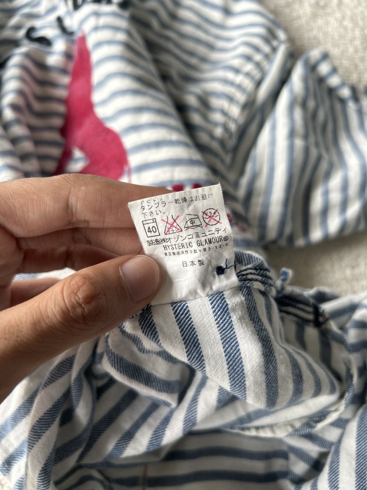 Hysteric Glamour × Japanese Brand × Vintage HYSTERIC GLAMOUR ALWAYS LOOKING AHEAD US MICH Buton up shirt Size US S / EU 44-46 / 1 - 10 Thumbnail