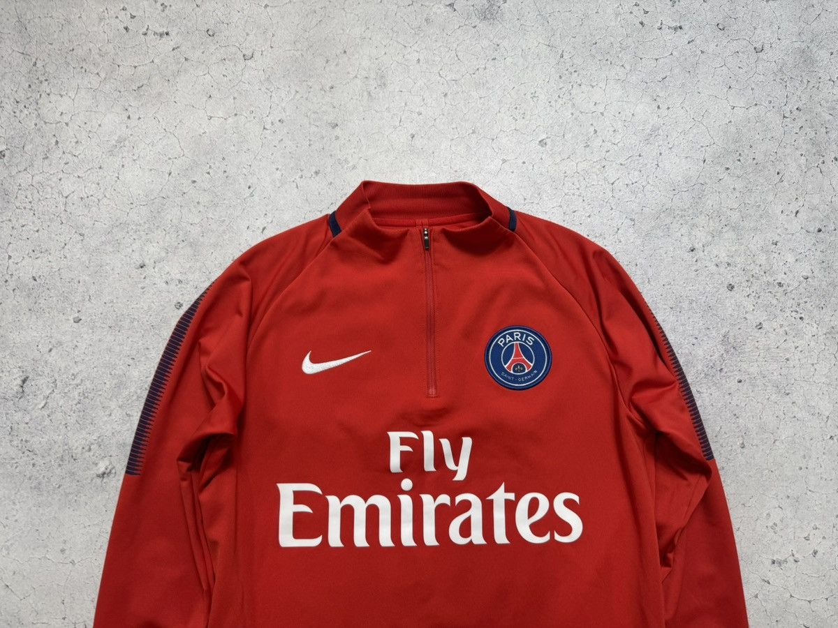Nike Nike FC PSG Paris Saint Germain 1/4 Zip Track Jacket Size US M / EU 48-50 / 2 - 5 Thumbnail