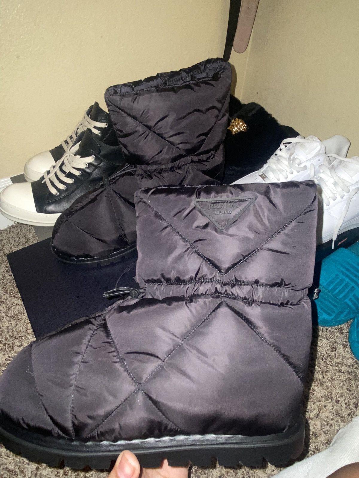 Prada Prada quilted boots Size US 10 / EU 43 - 2 Thumbnail