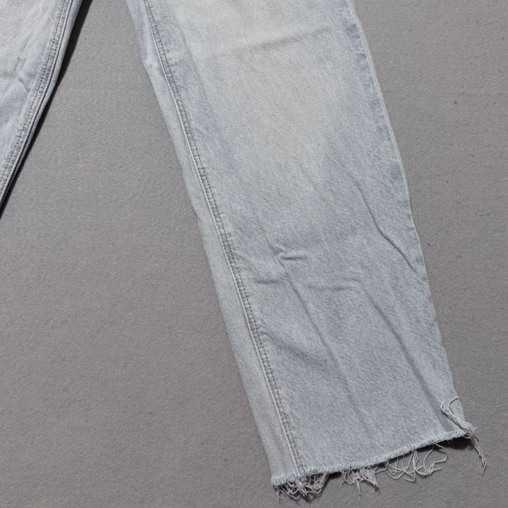 American Eagle Outfitters American Eagle Outfitters Strigid Jeans Women's Blue Denim Stretch Frayed - 0 Size 25" / US 0 / IT 36 - 6 Thumbnail
