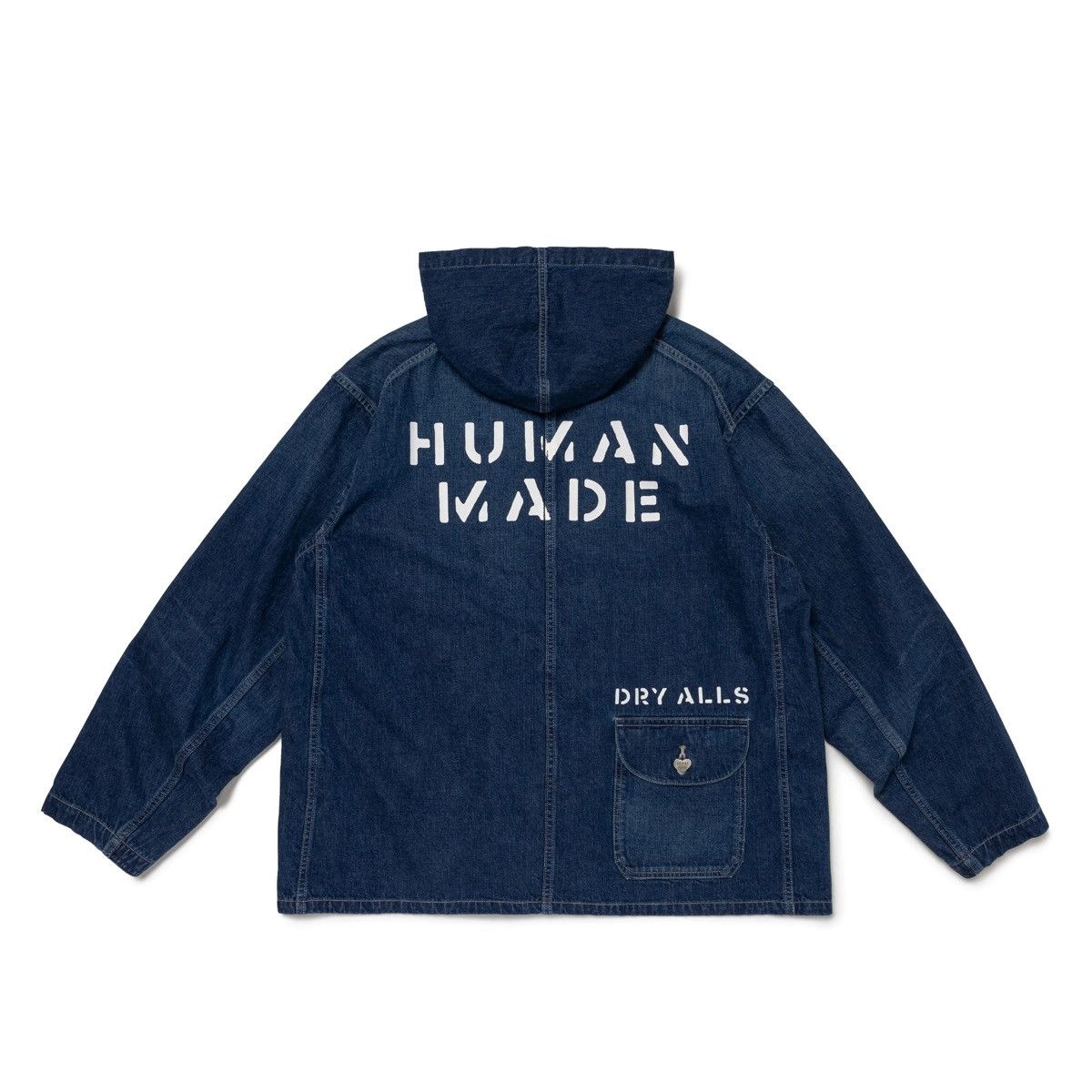 Human Made Human Made Denim Hooded Jacket Size ONE SIZE - 2 Thumbnail