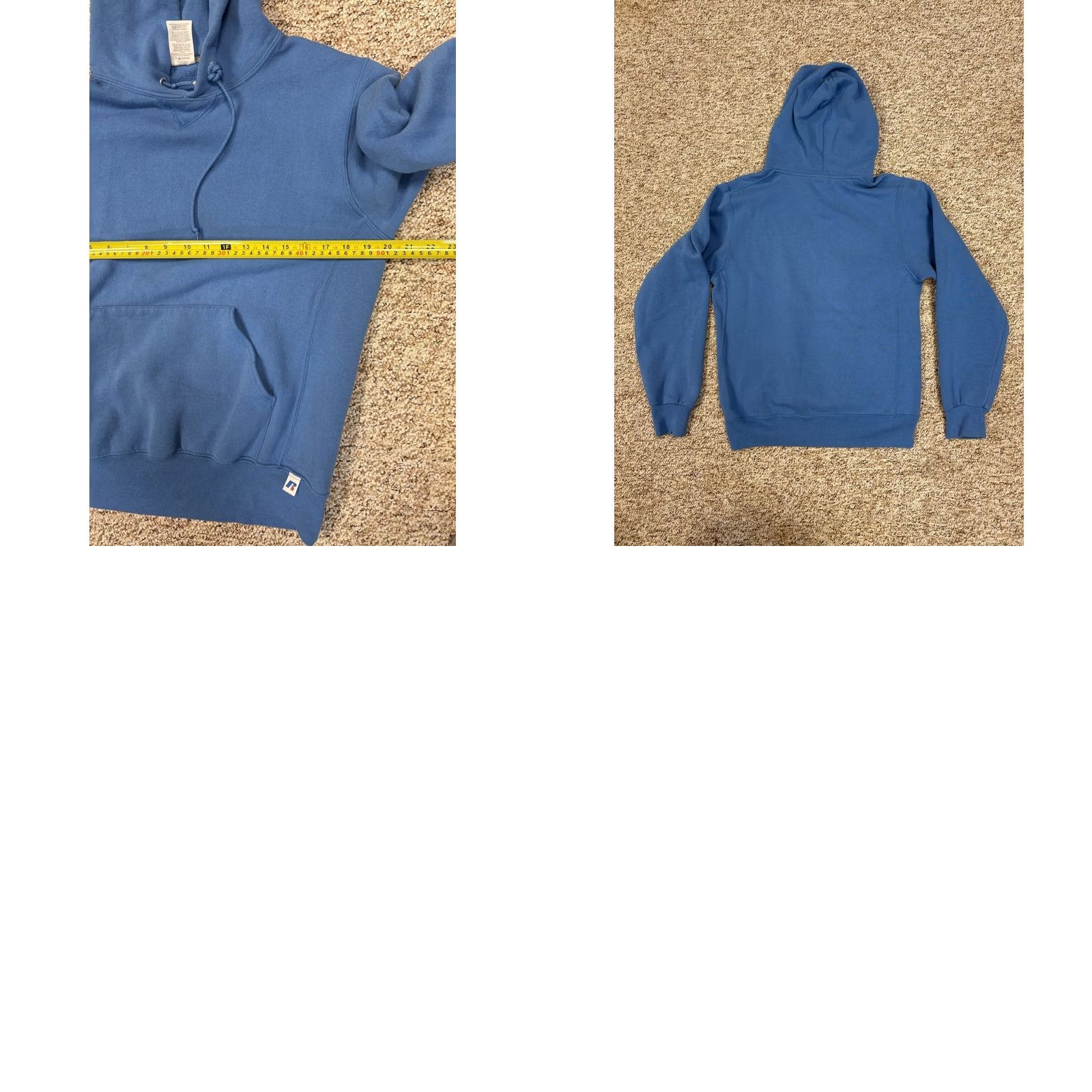 Russell Athletic VINTAGE Russell Athletic Hoodie Blue Sweatshirt Mens Small Pocket Cotton Blend Regular Hoodie Pullover Knit's Classic Sports Theme Men Size US S / EU 44-46 / 1 - 8 Thumbnail