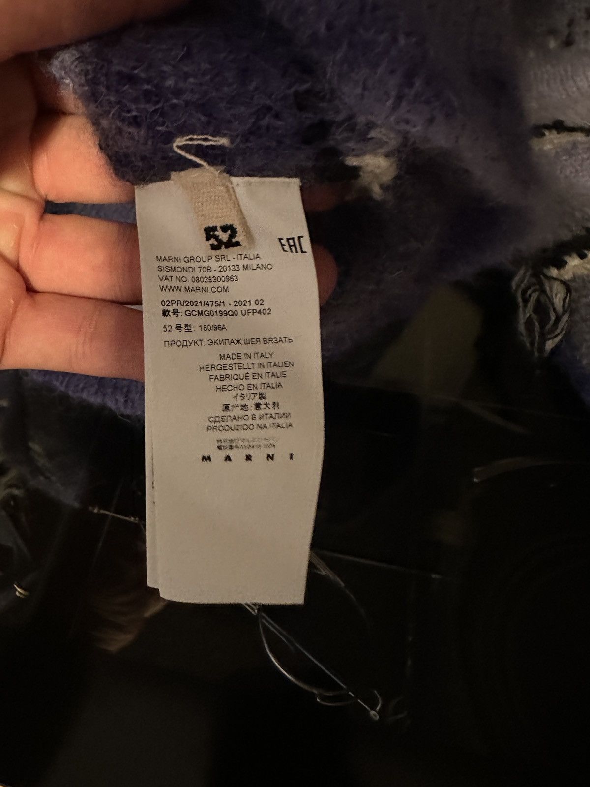 Marni Marni Mohair Sweater Size US L / EU 52-54 / 3 - 3 Thumbnail