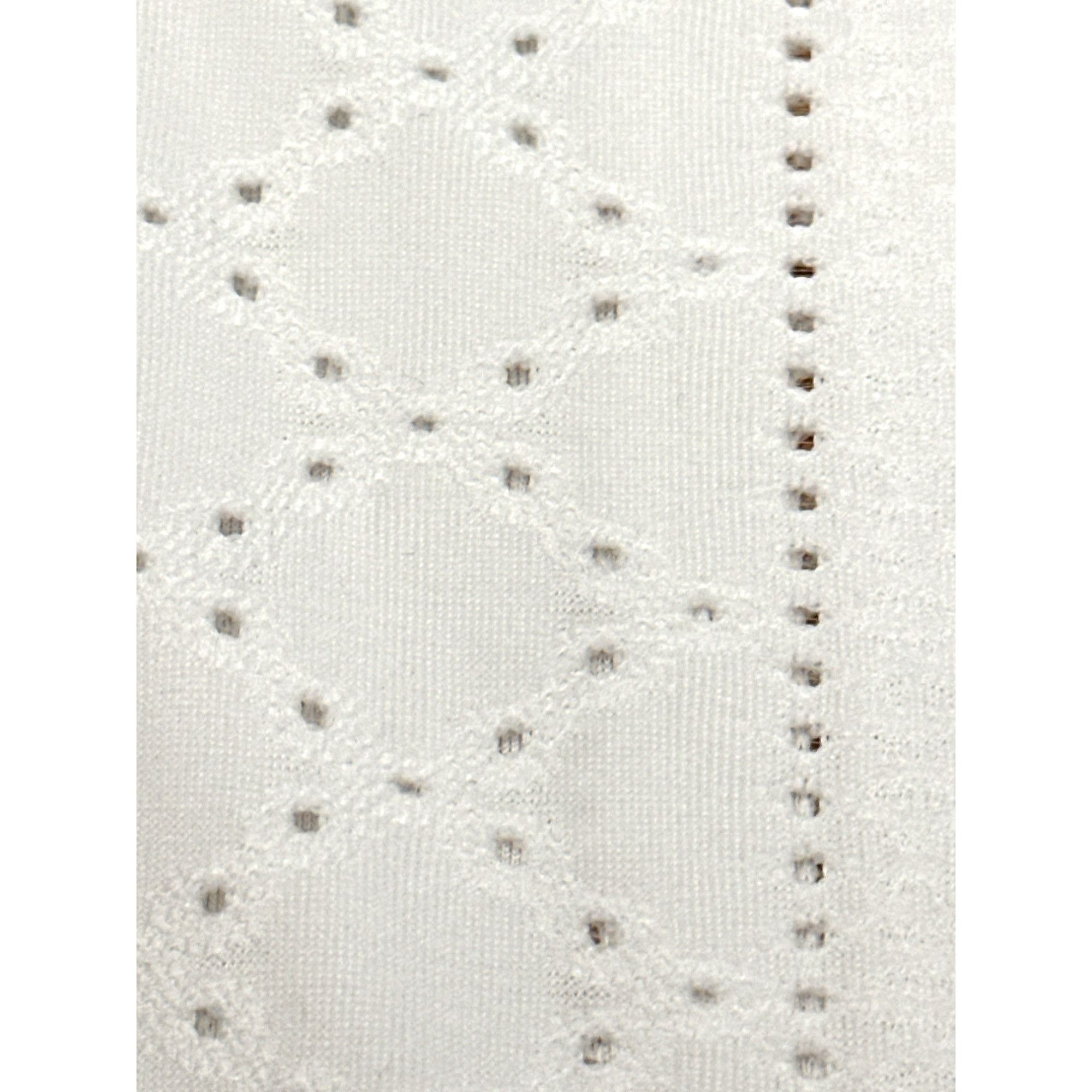 Other CCC Medium White Sleeveless V Neck Eyelet Pattern Polyester Size M / US 6-8 / IT 42-44 - 8 Thumbnail