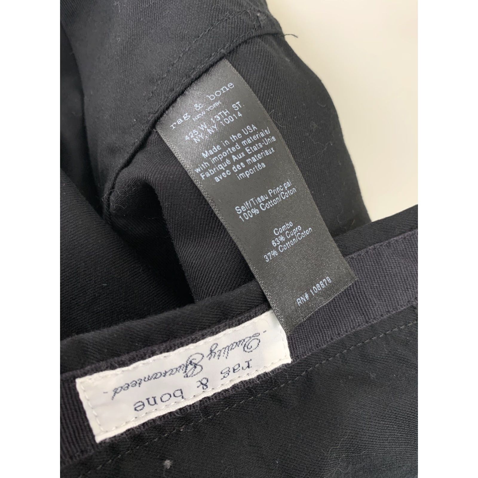 Rag & Bone RAG & BONE Heavy Duty Mens S Work Shirt - Button-Up Long Sleeve Black, Mint? Size US S / EU 44-46 / 1 - 5 Thumbnail