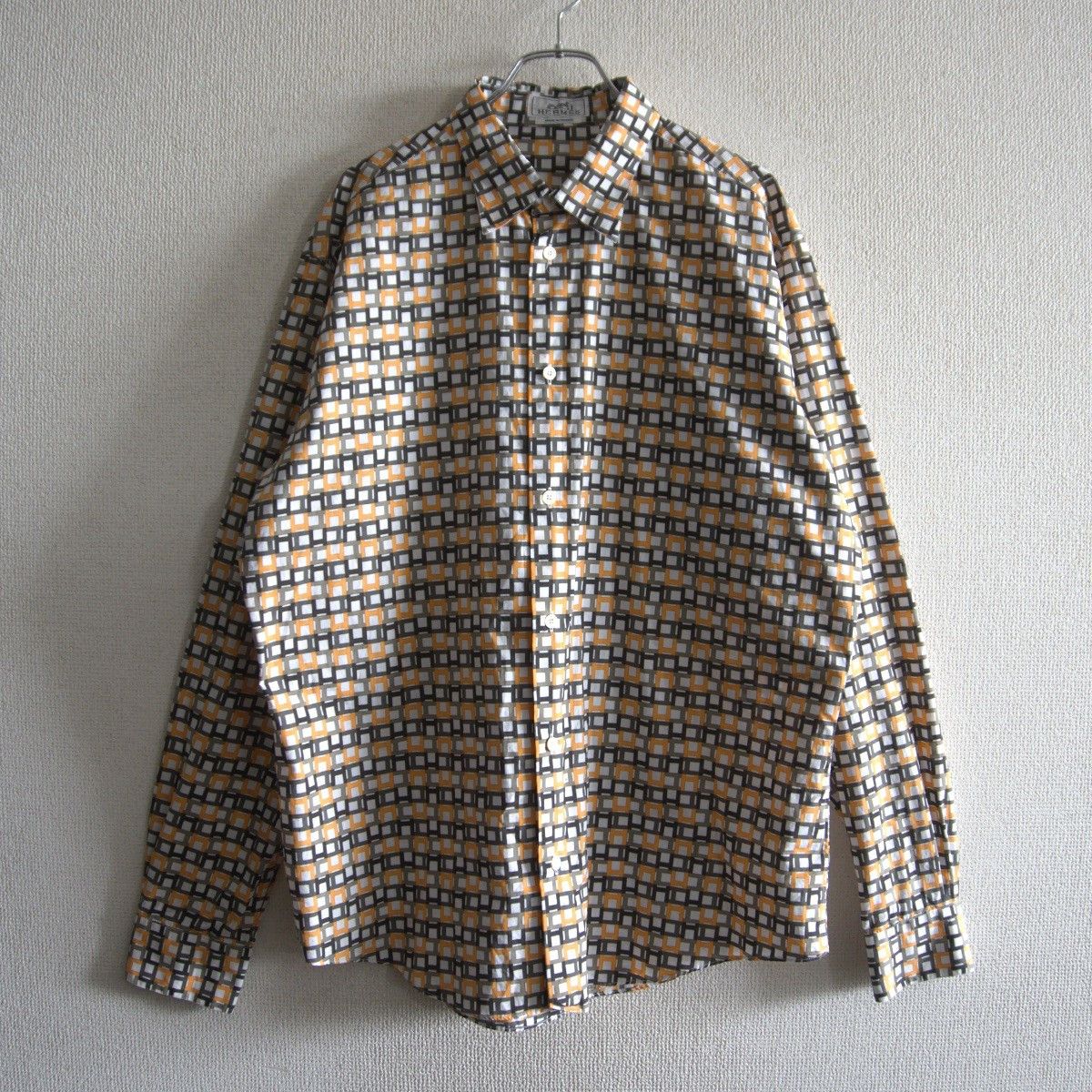 Hermes Hermes H Monogram Cotton Shirt Size 42 Size US XS / EU 42 / 0 - 1 Thumbnail