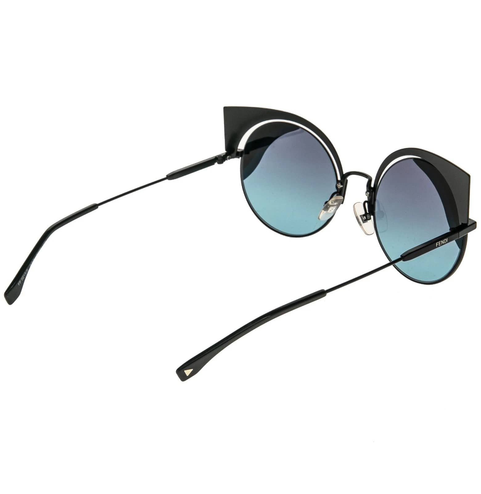 Fendi FENDI HYPNOSHINE FF0215S Black Blue Fashion Sunglass 0215 Size ONE SIZE - 5 Thumbnail