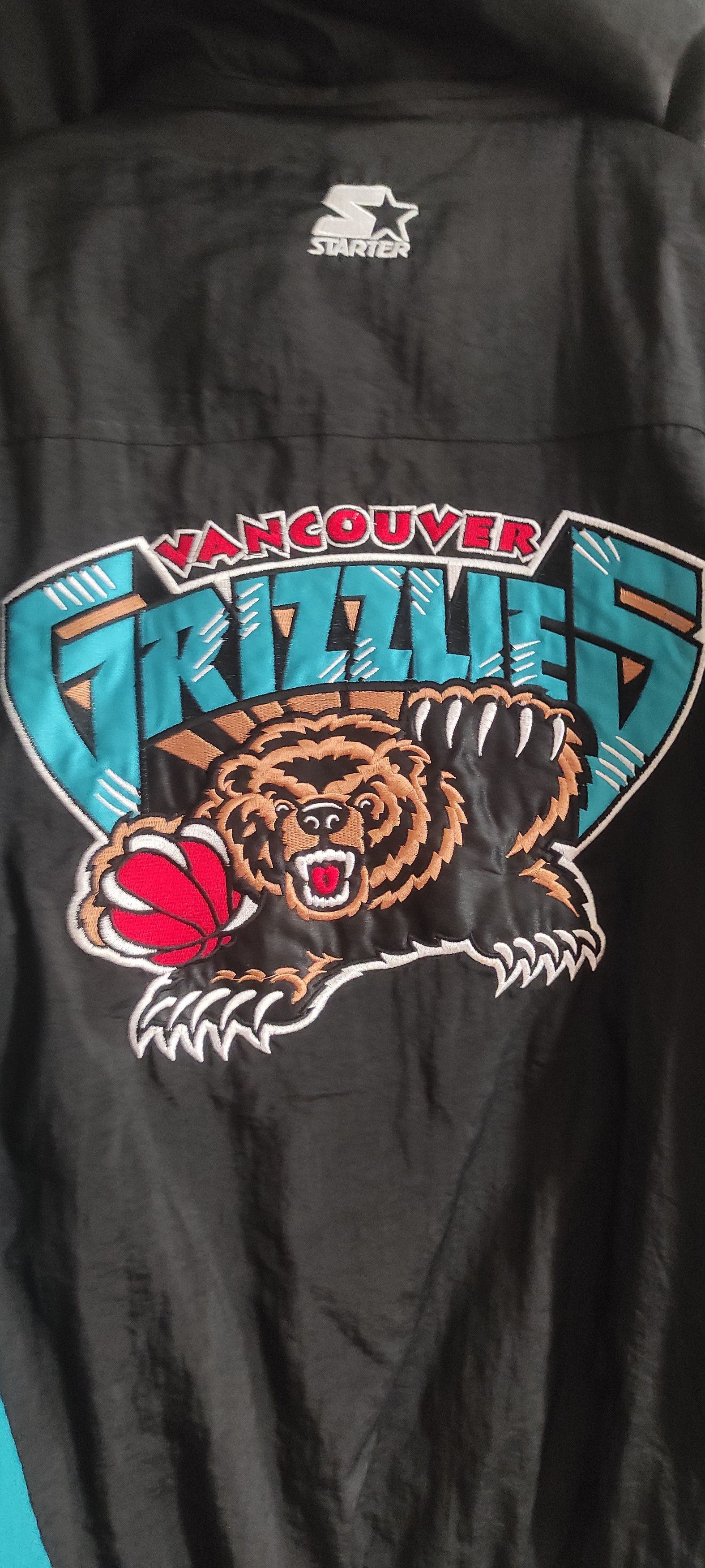 NBA × Starter × Vintage NBA Vancouver Grizzlies Starter Puffer Quarter Zip Jacket Size US M / EU 48-50 / 2 - 20 Thumbnail