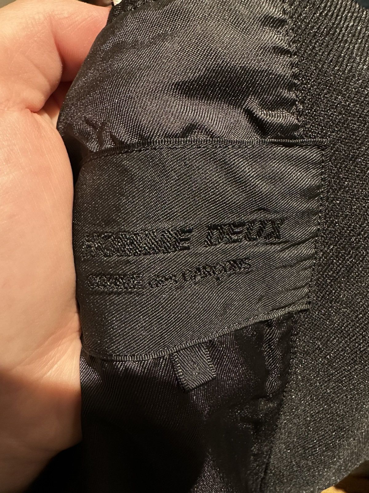 Comme des Garcons Homme Deux Comme des Garçons Homme Deux AD2021 Waist Stripe Blazer Size 36S - 6 Thumbnail