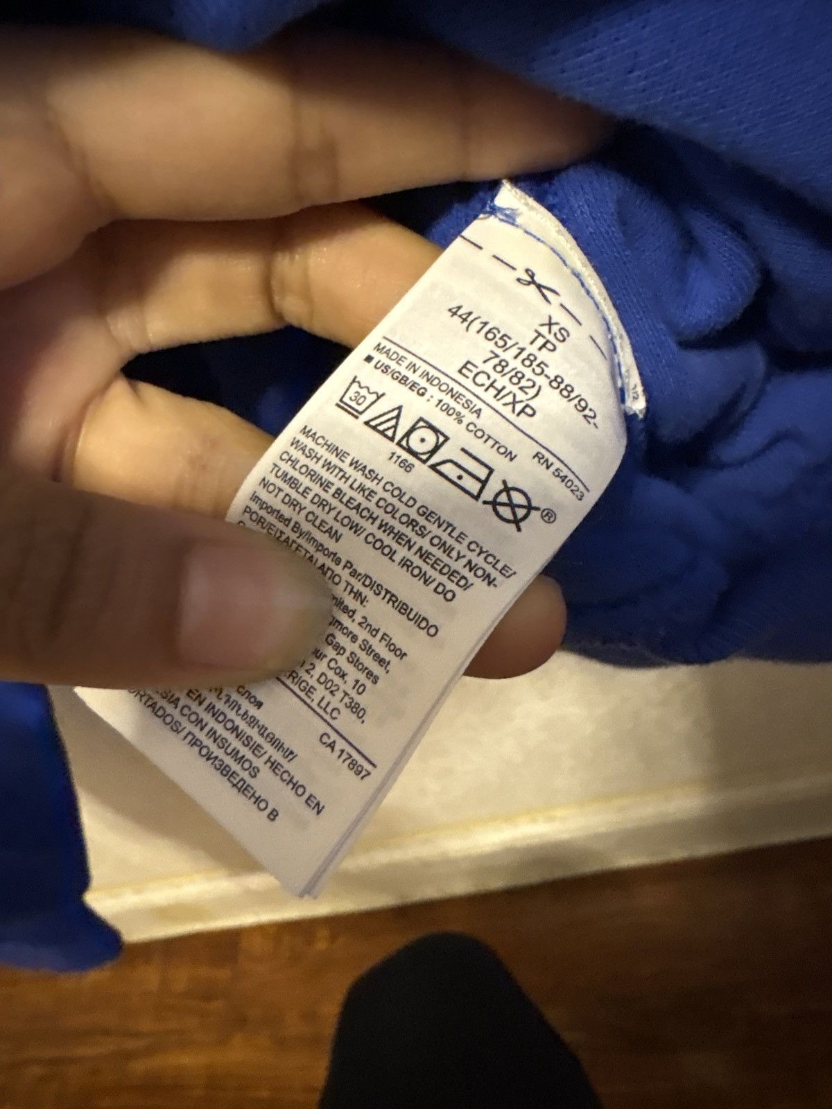 Gap × Yeezy Yzy x Gap Blue hoodie Size XS / US 0-2 / IT 36-38 - 5 Thumbnail