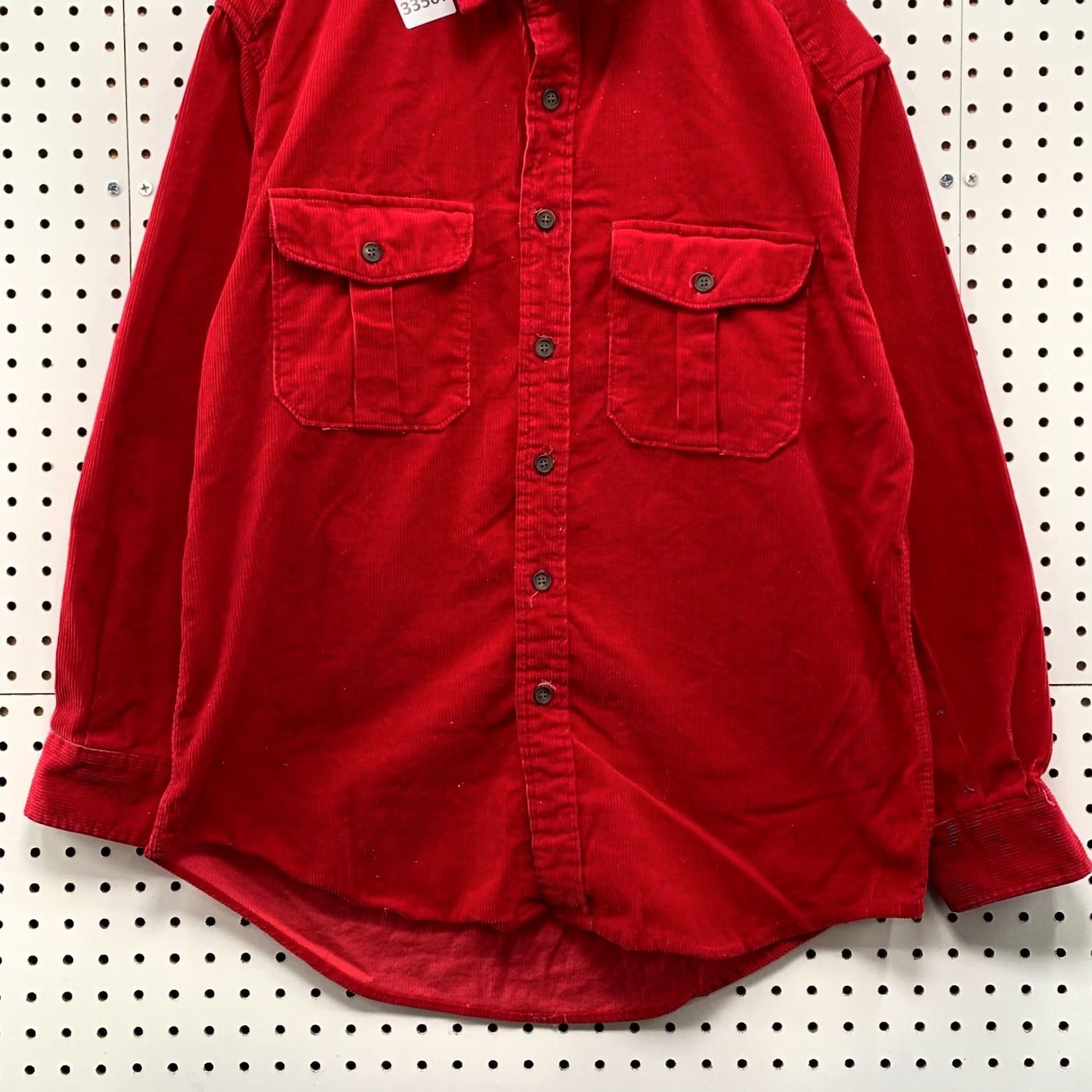 Gap VINTAGE Gap Corduroy Button-Up Shirt Mens M Red Pocket 90s Button-Up N/A Size US M / EU 48-50 / 2 - 6 Thumbnail