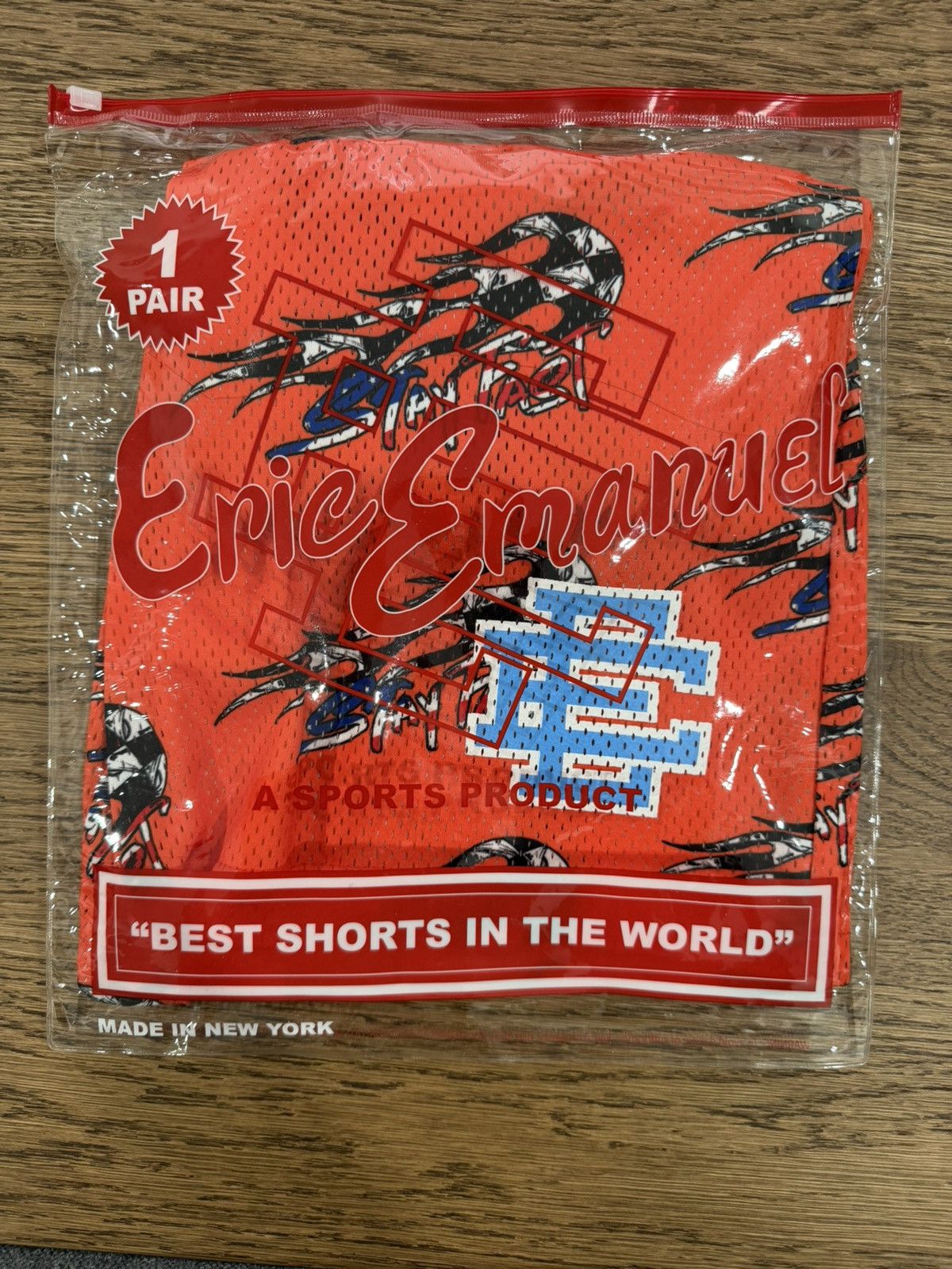 Matty Boy Eric Emanuel x Matty Boy Orange Stay Fast Shorts Size US 30 / EU 46 - 1 Thumbnail