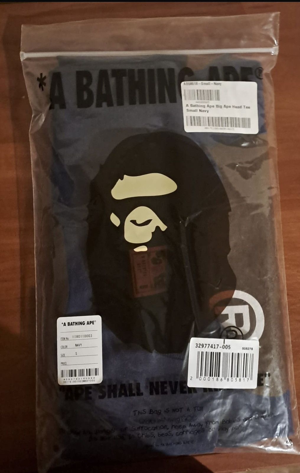 Bape Big Ape Head Tee Size US S / EU 44-46 / 1 - 5 Thumbnail
