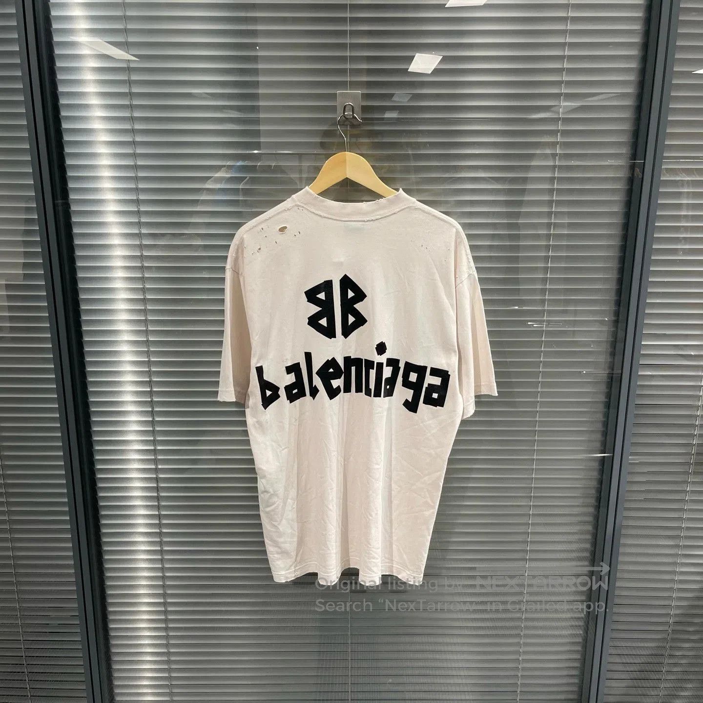 Balenciaga Bold Print Short Sleeve T-Shirt. Size US S / EU 44-46 / 1 - 2 Thumbnail