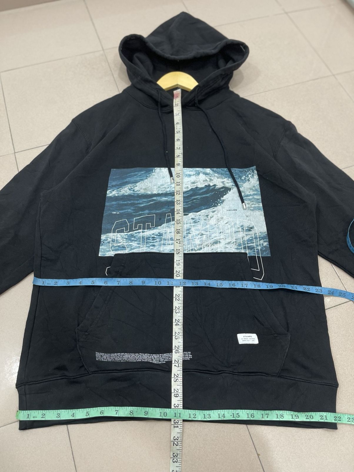 Stampd Stampd 20ss Wave Hoodie Size US XL / EU 56 / 4 - 12 Thumbnail
