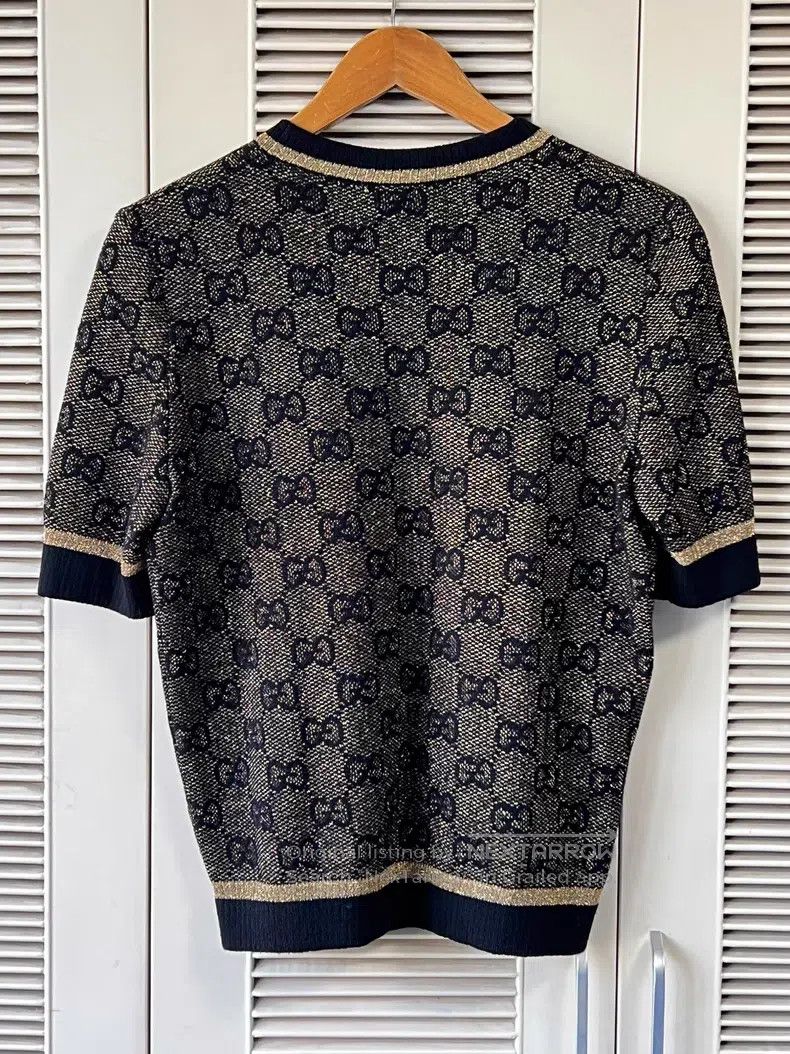 Gucci Gucci Short-sleeved knitwear Size L / US 10 / IT 46 - 2 Thumbnail