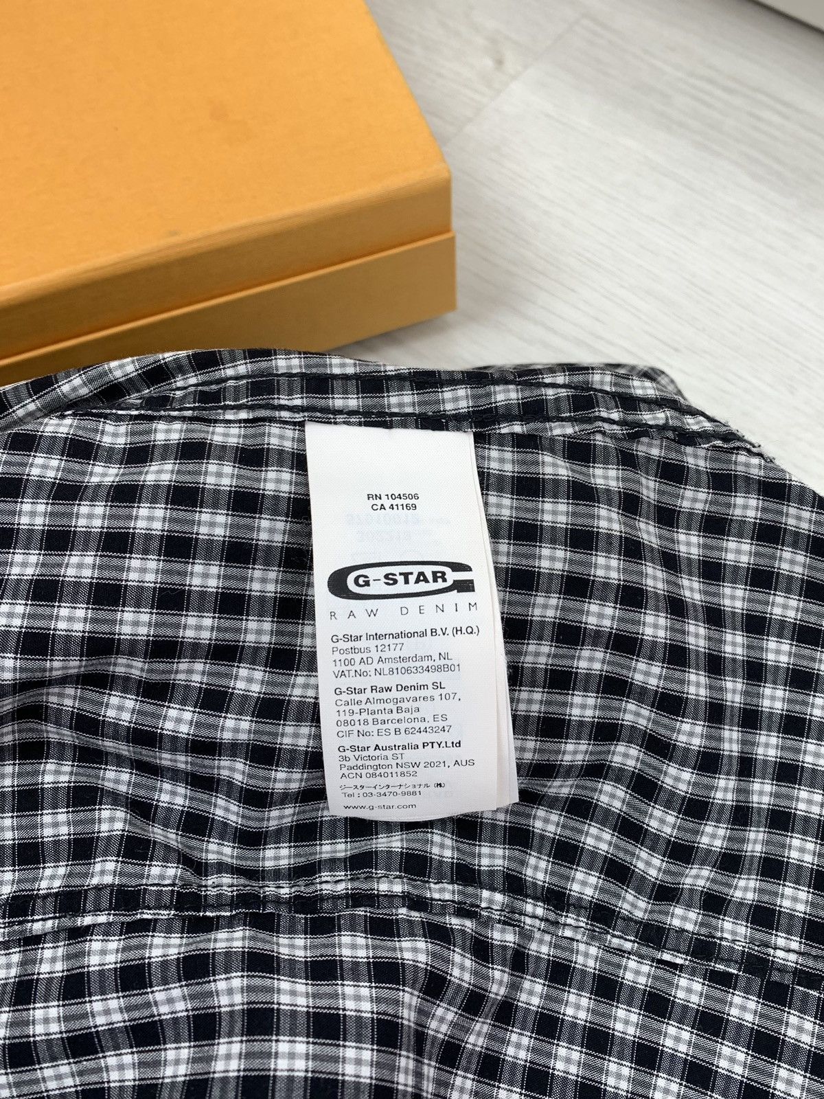 G-Star G-STAR RAW Vintage Short Sleeve Button Shirt Mens Size L Size US L / EU 52-54 / 3 - 8 Thumbnail