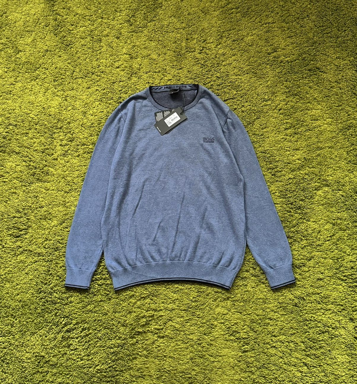 Designer × Hugo Boss Hugo Boss NWT knit logo sweater Size US M / EU 48-50 / 2 - 1 Thumbnail