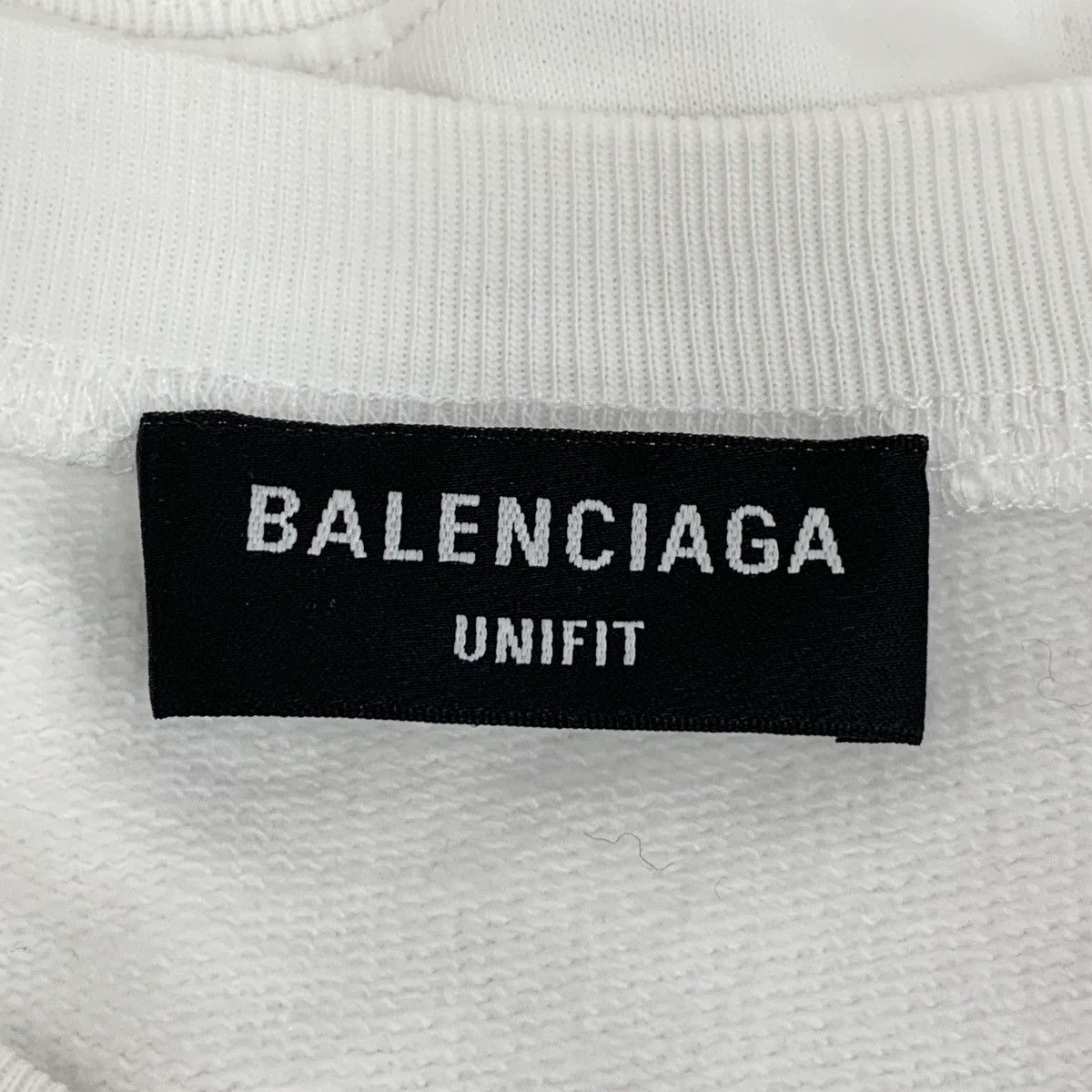 Balenciaga Balenciaga Paris White Long Sleeve Sweatshirt K26WX Size US S / EU 44-46 / 1 - 5 Thumbnail