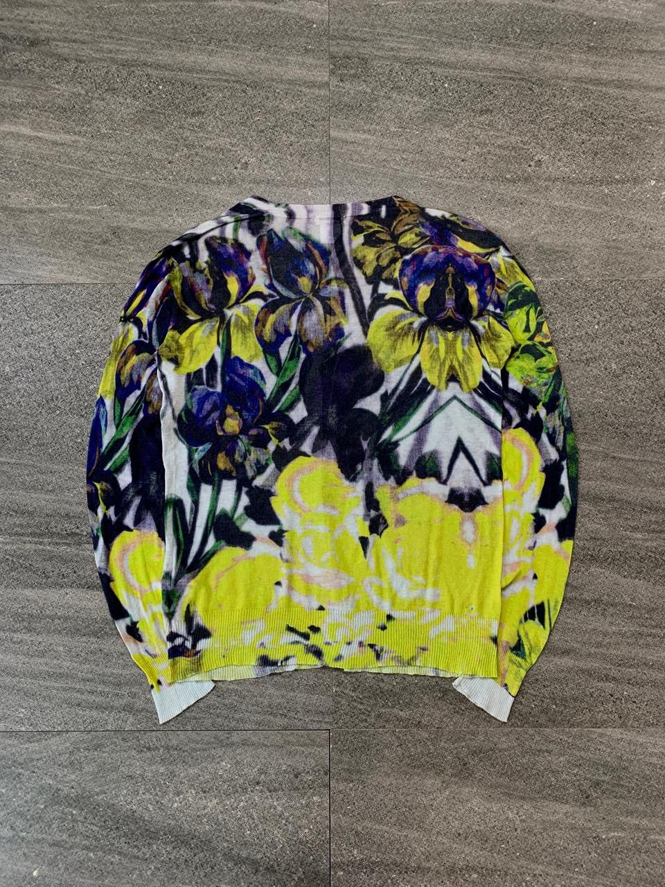 Dries Van Noten FREE TAX! Floral Airbrush Cardigan - Small Size US S / EU 44-46 / 1 - 9 Thumbnail