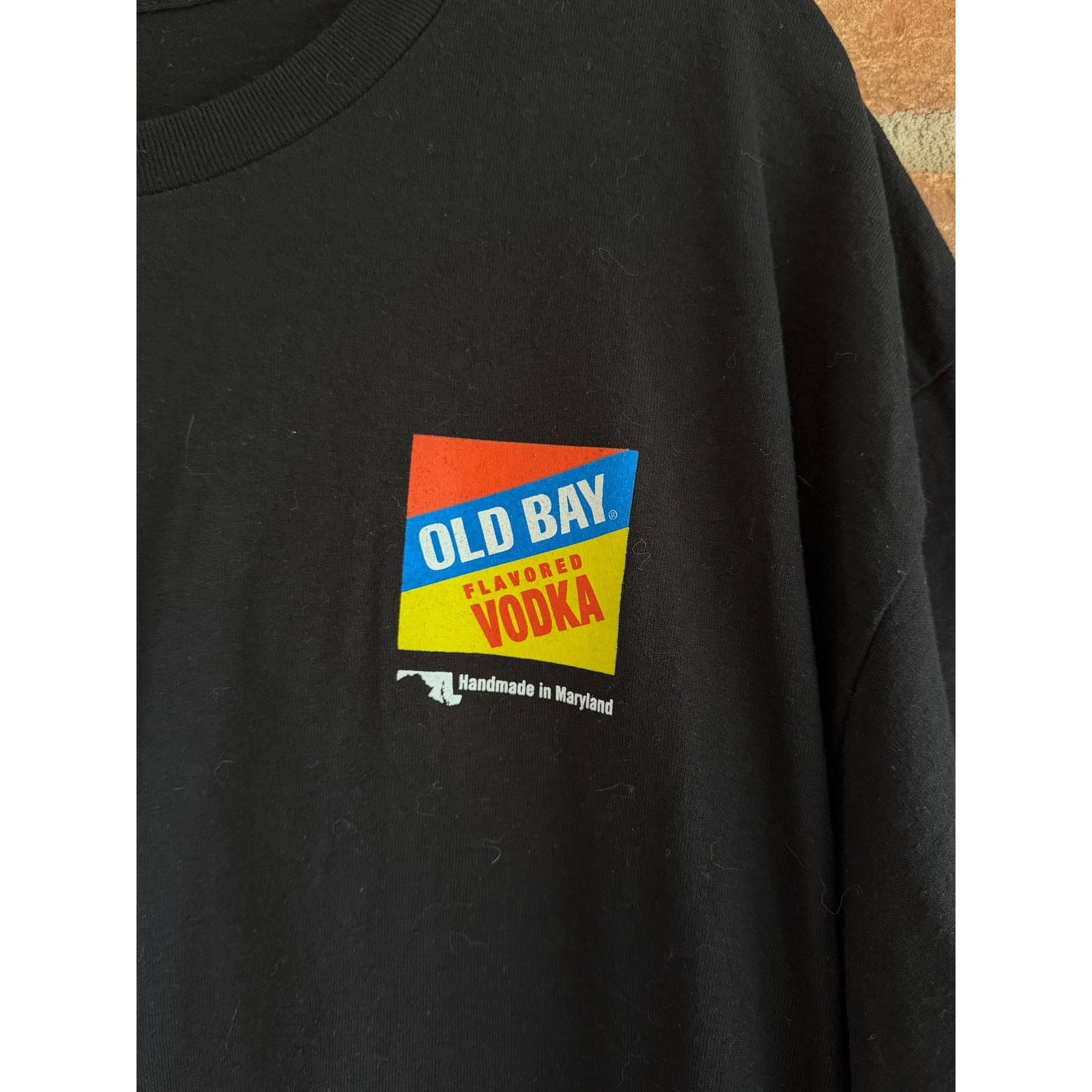 Vintage Old Bay Vodka Graphic Tee Black Fits XL Size US XL / EU 56 / 4 - 3 Thumbnail